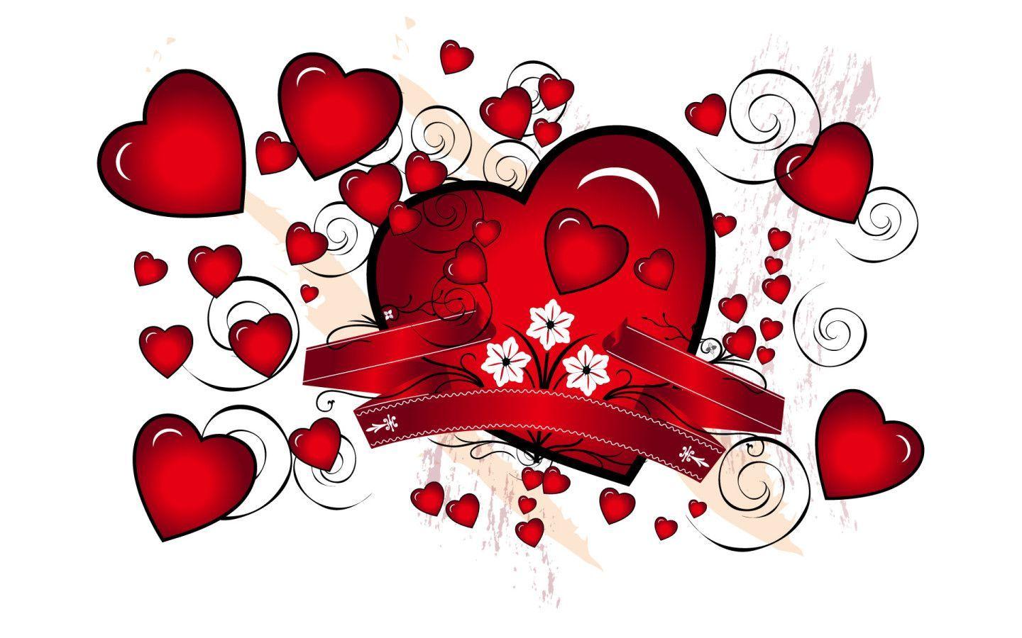 Papel de Parede Coração de Amor Wallpaper para Download no