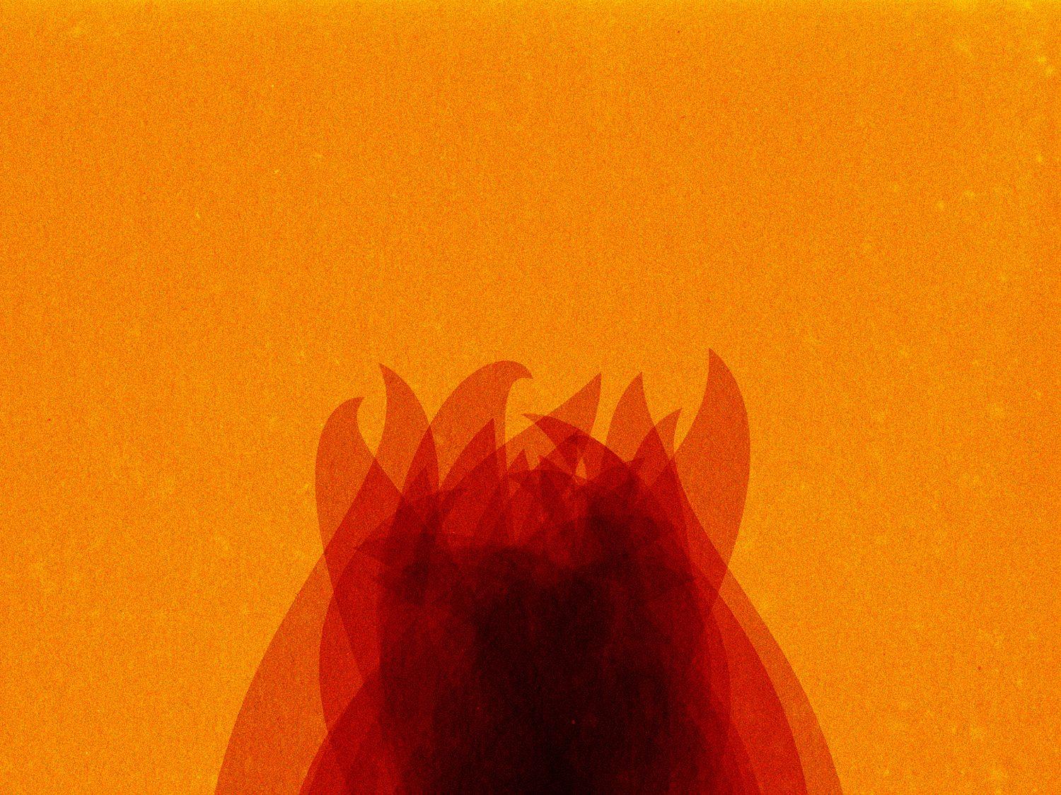 Fire of the Holy Spirit background. The Salvation Army