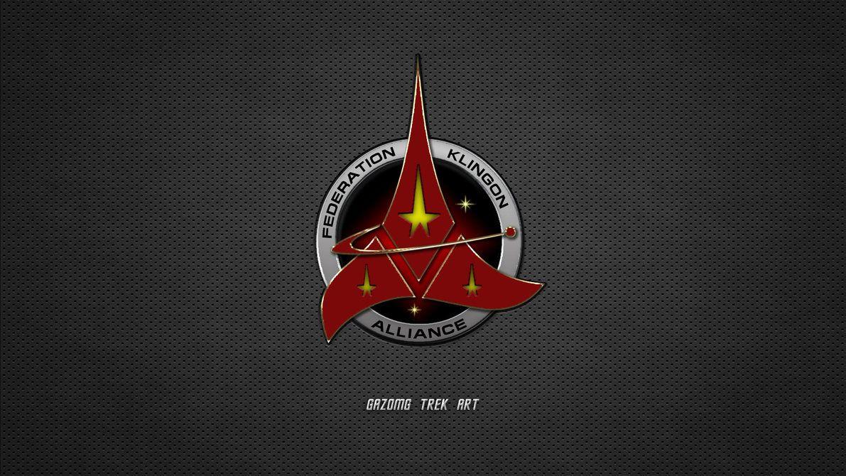 Klingon Federation Alliance Logo Wallpaper