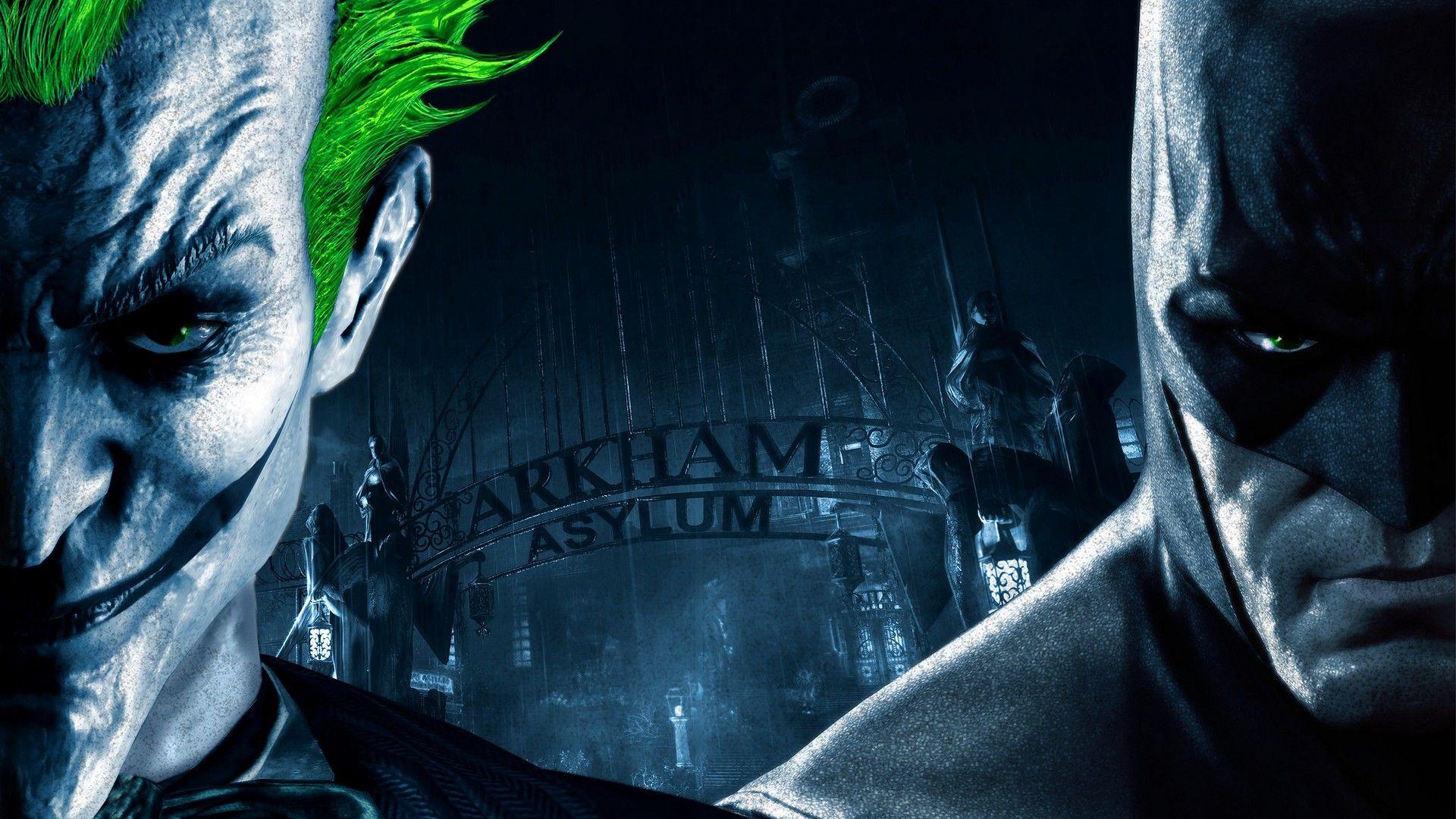 Joker Batman Arkham Asylum HD Wallpaper Widescreen Free Download