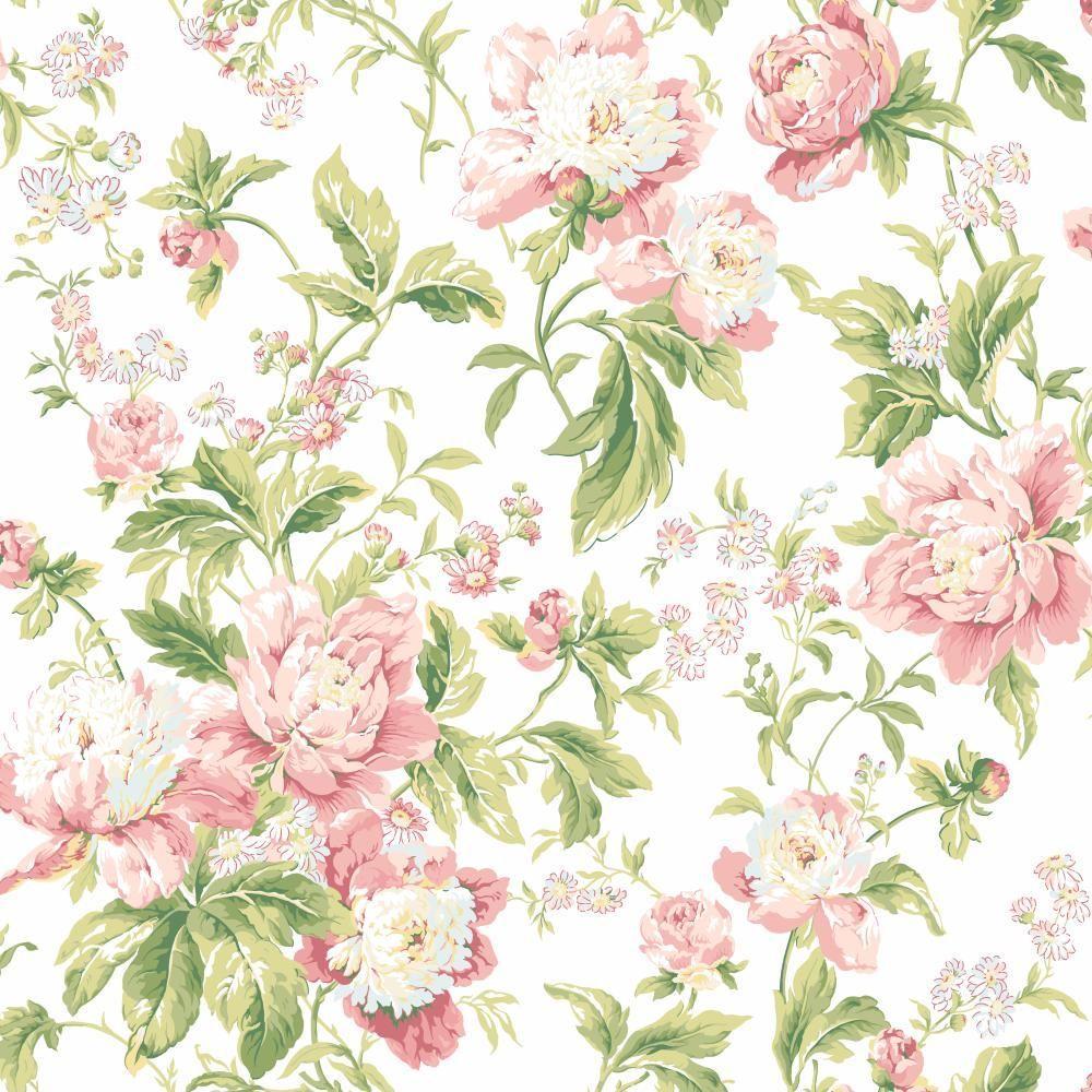 York Wallcoverings Waverly Classics Forever Yours Wallpaper WA7806