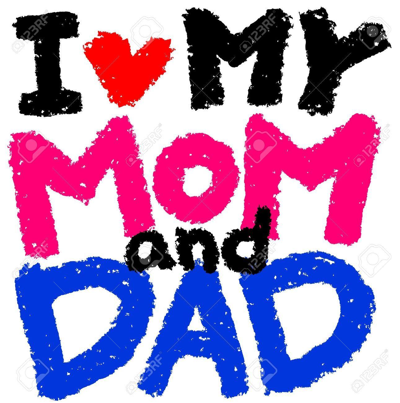 I Love My Mom And Dad Wallpaper Download