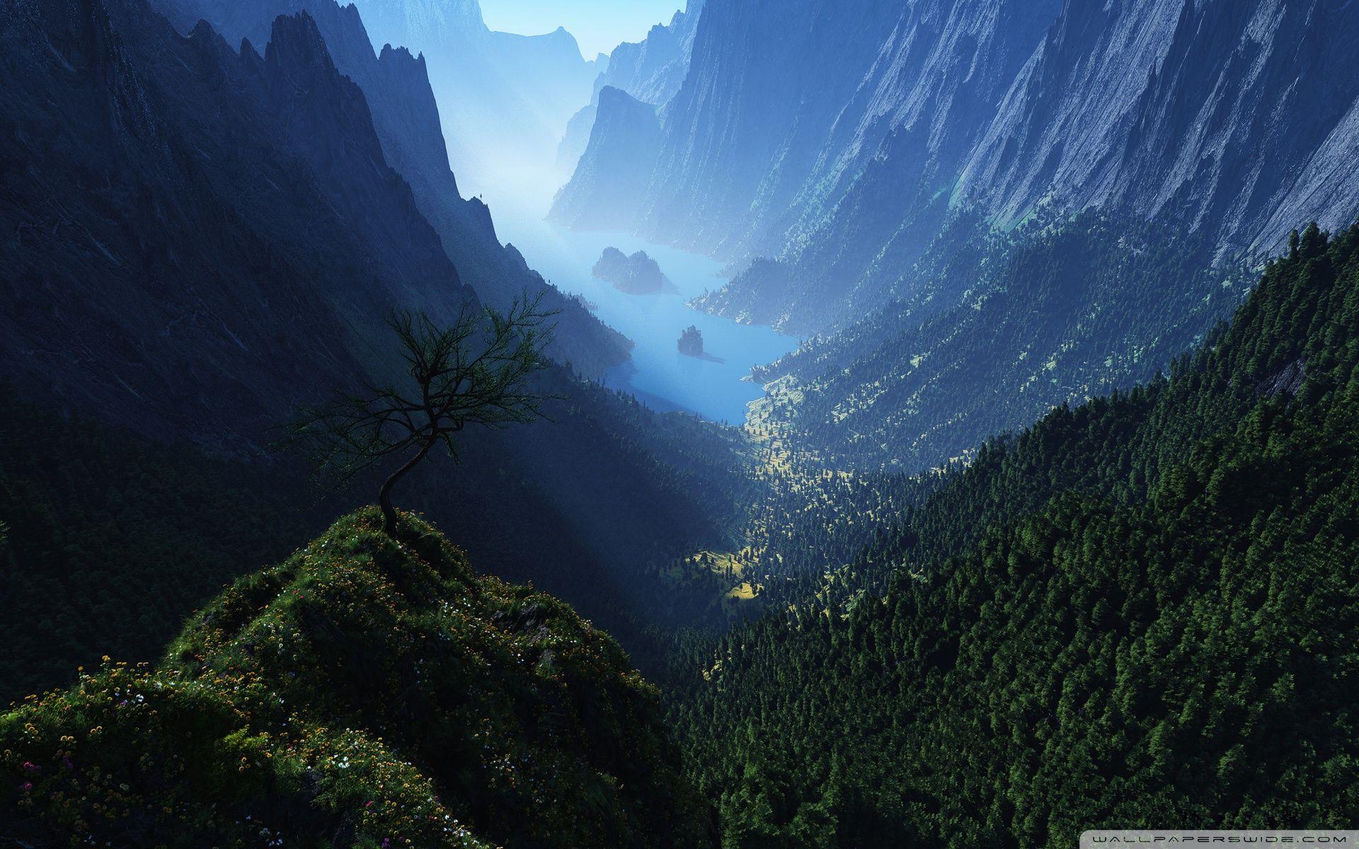 Deep Valley ❤ 4K HD Desktop Wallpaper for 4K Ultra HD TV • Dual