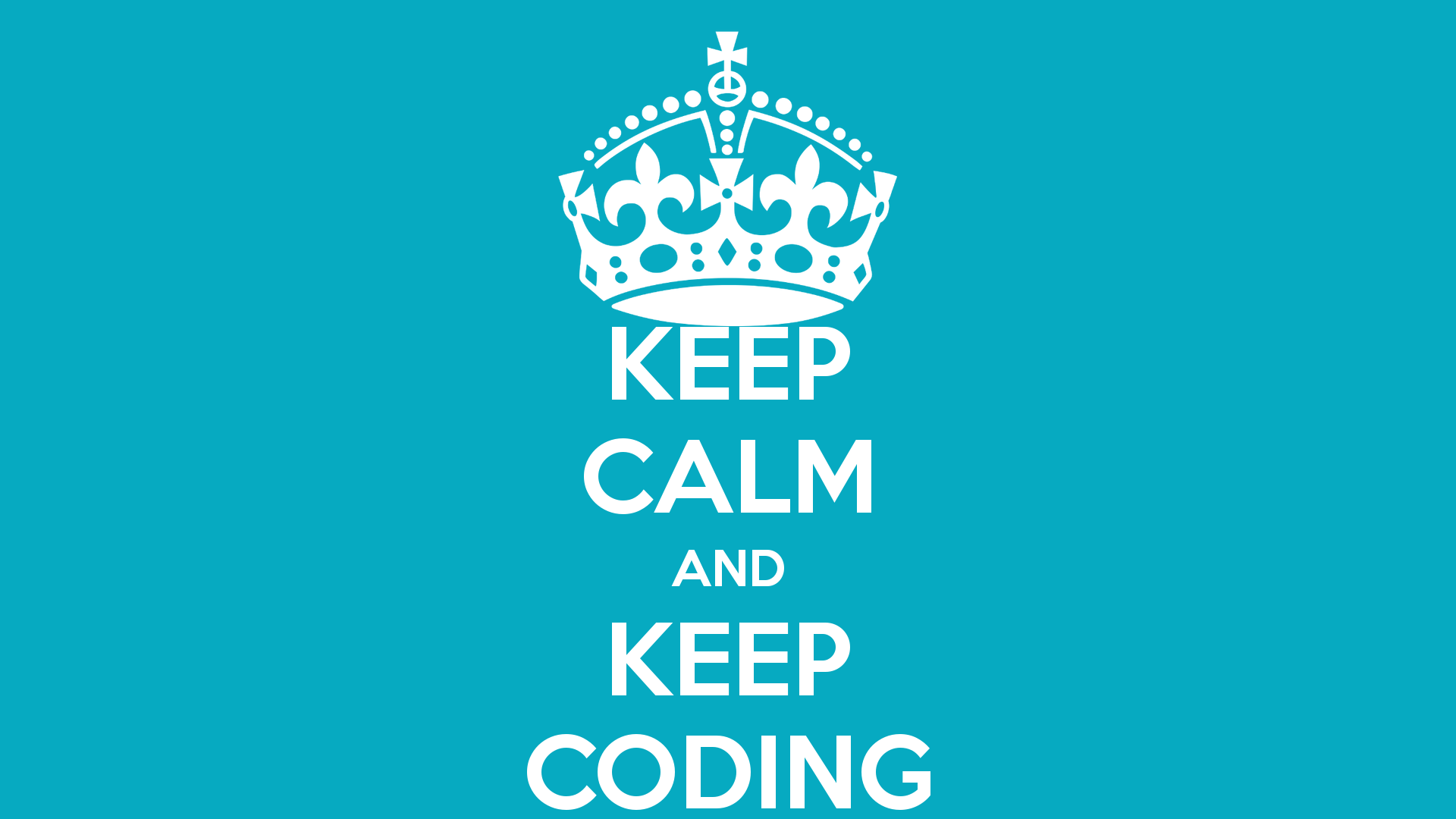 Keep calm and keep coding with code(love)(love)