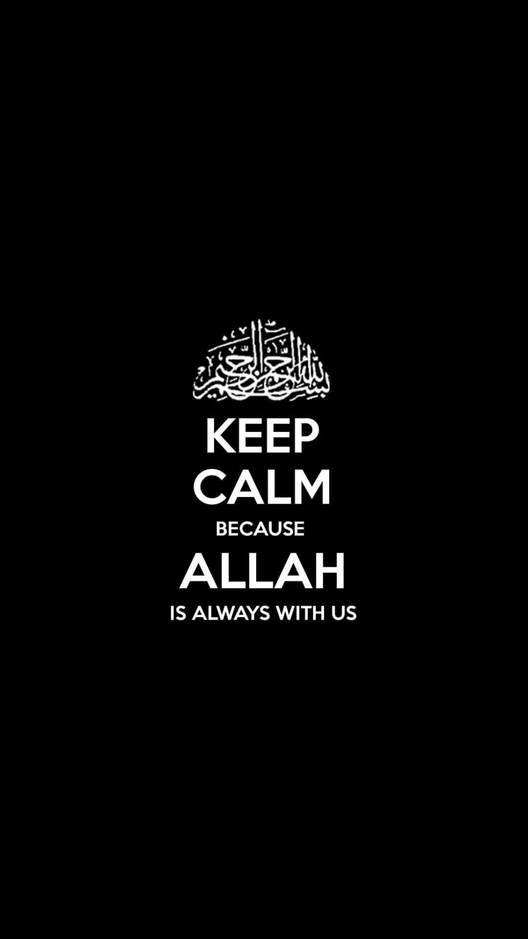 Keep Calm and Love Allah Wallpaper