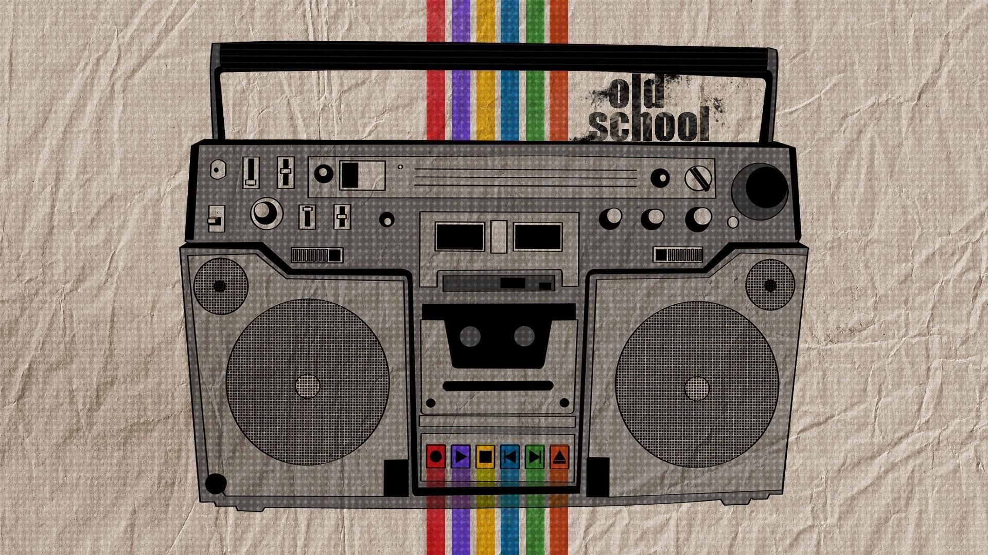 retro music desktop wallpaper
