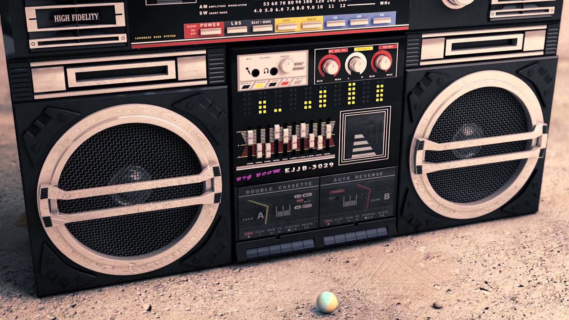 Colorful BoomBox Wallpaper 68658 1920x1080px
