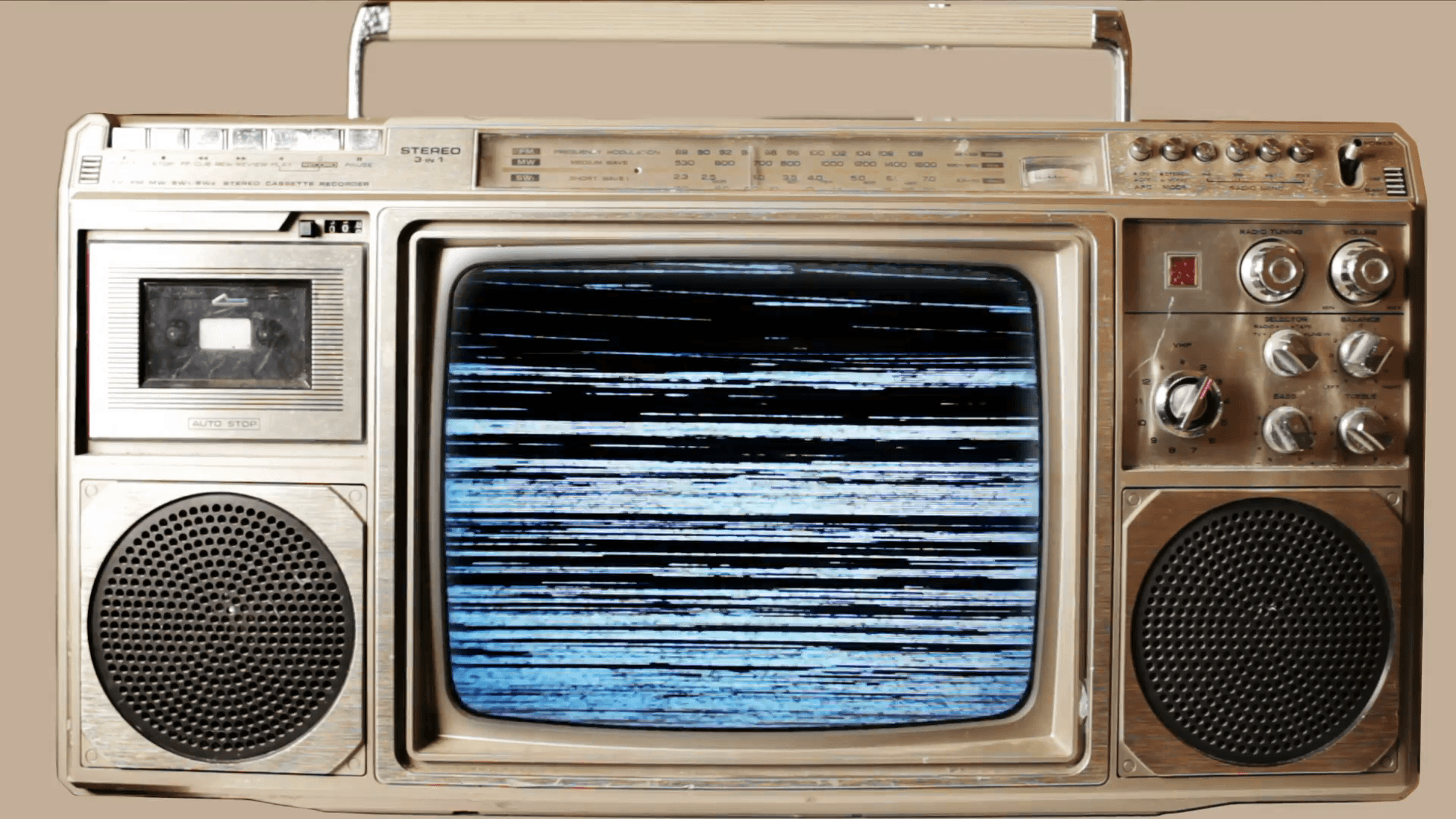 Old School TV Static Motion Background