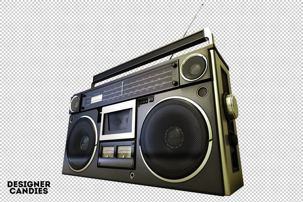 image For > Old School Boombox Drawing Outline