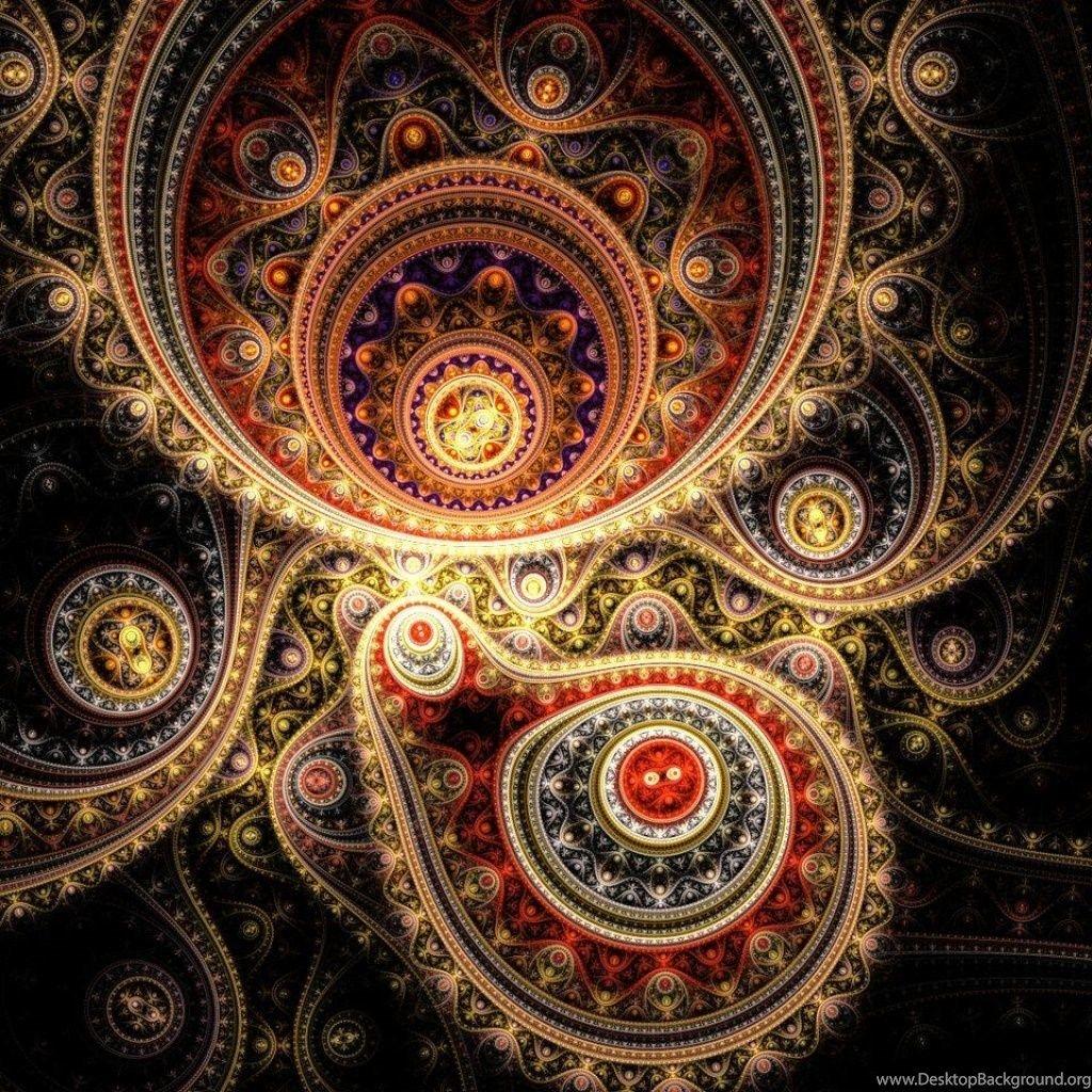 Trippy iPad 1 & 2 Wallpaper Desktop Background