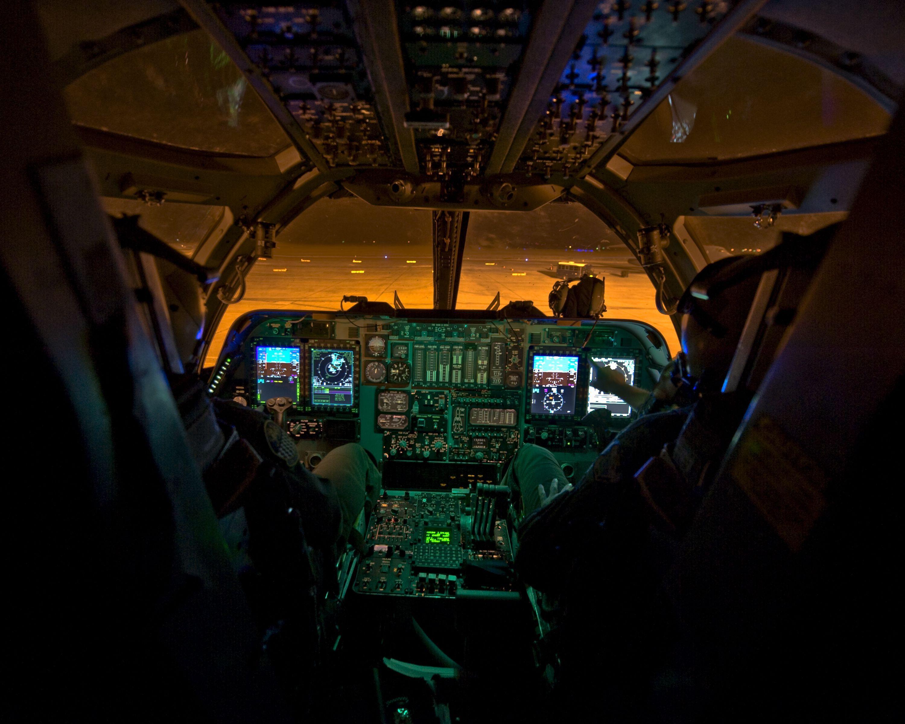 Cockpit Of A Newly Upgraded Sustainment Block 16 B 1B Lancer