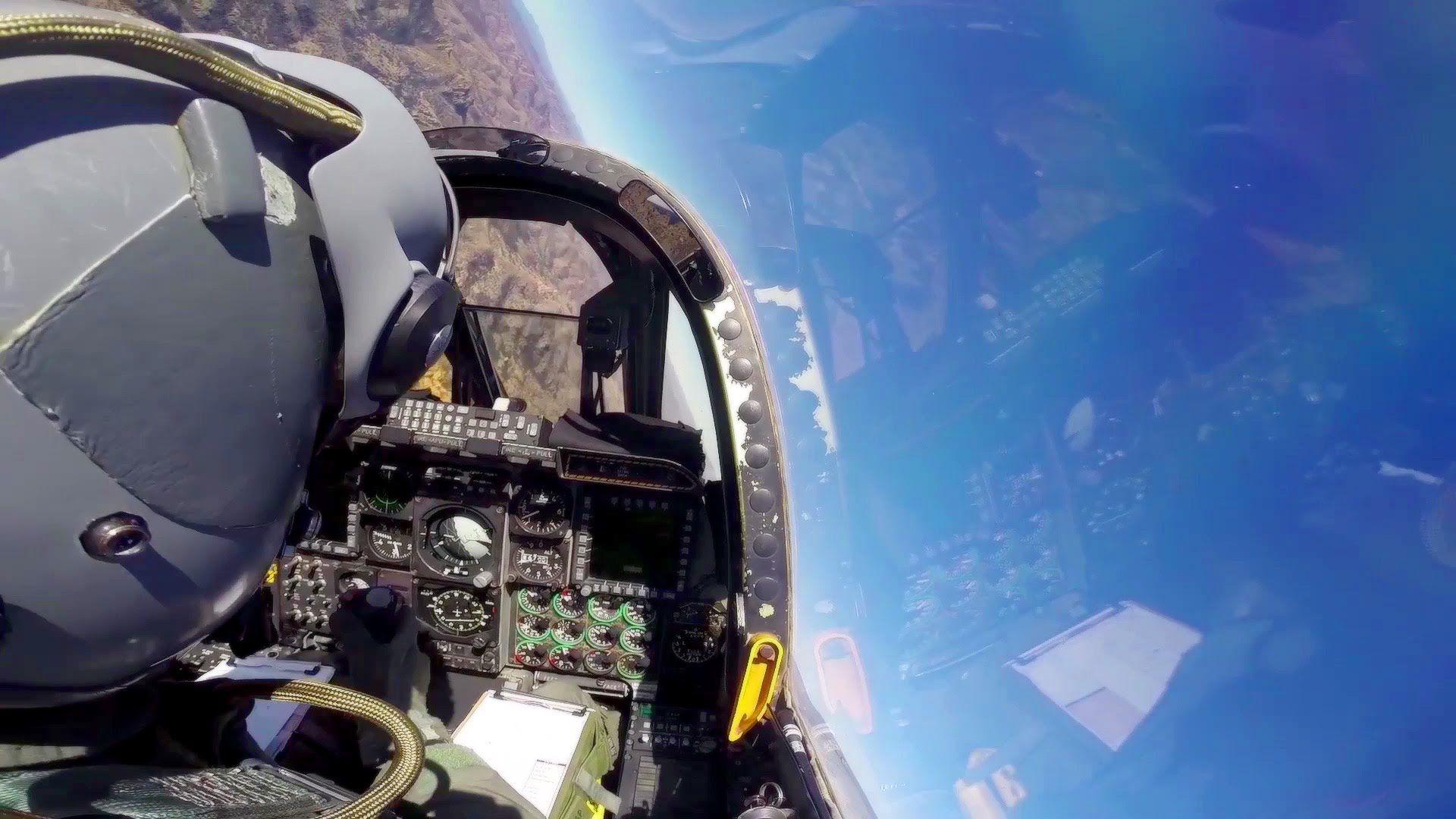 A 10 Thunderbolt II Cockpit Video Across The Arizona Sky