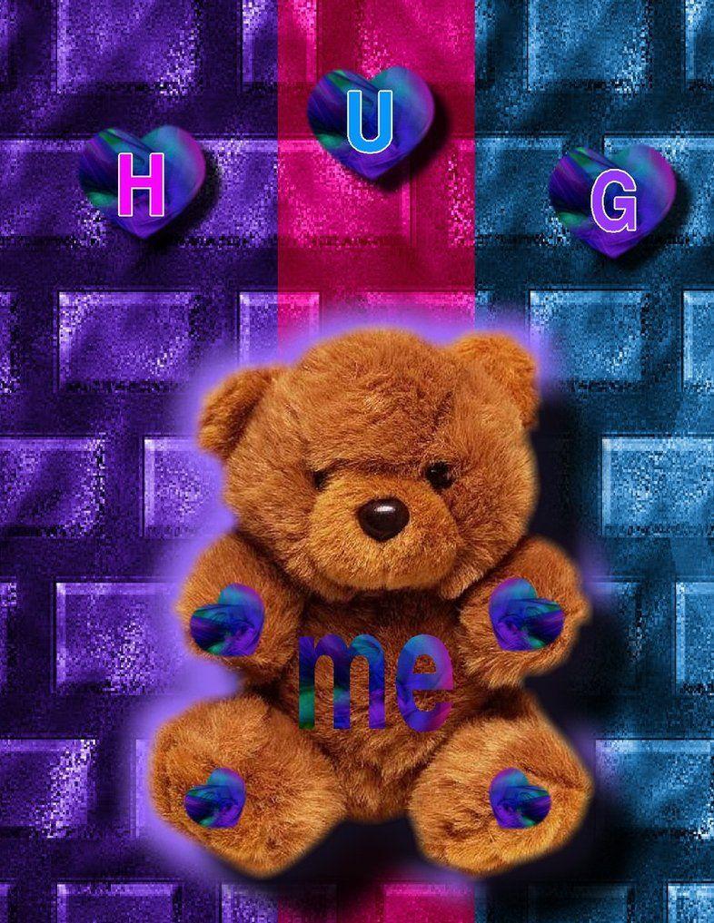 Hug Teddy Bear Wallpaper