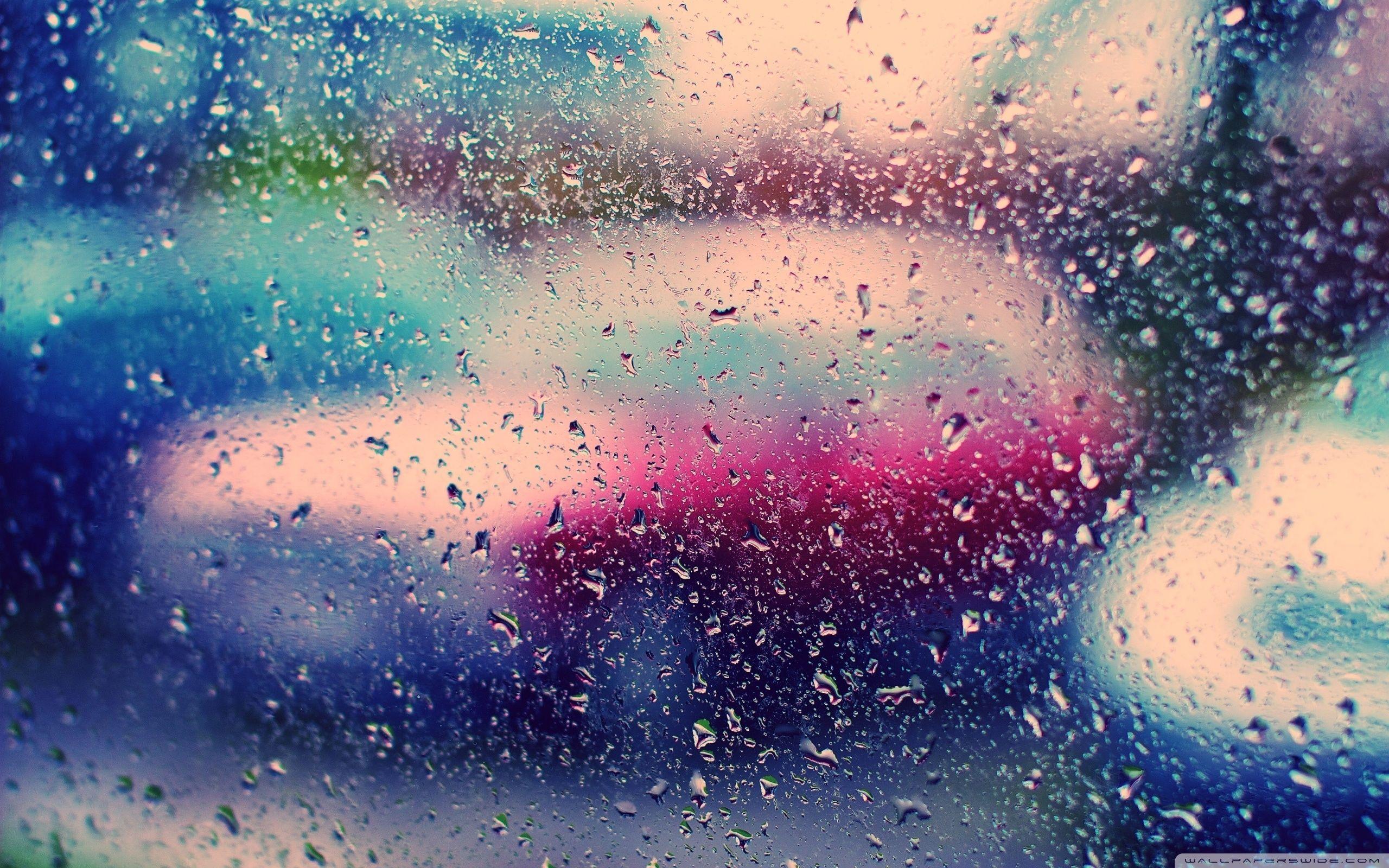 Raindrop Window Wallpaper