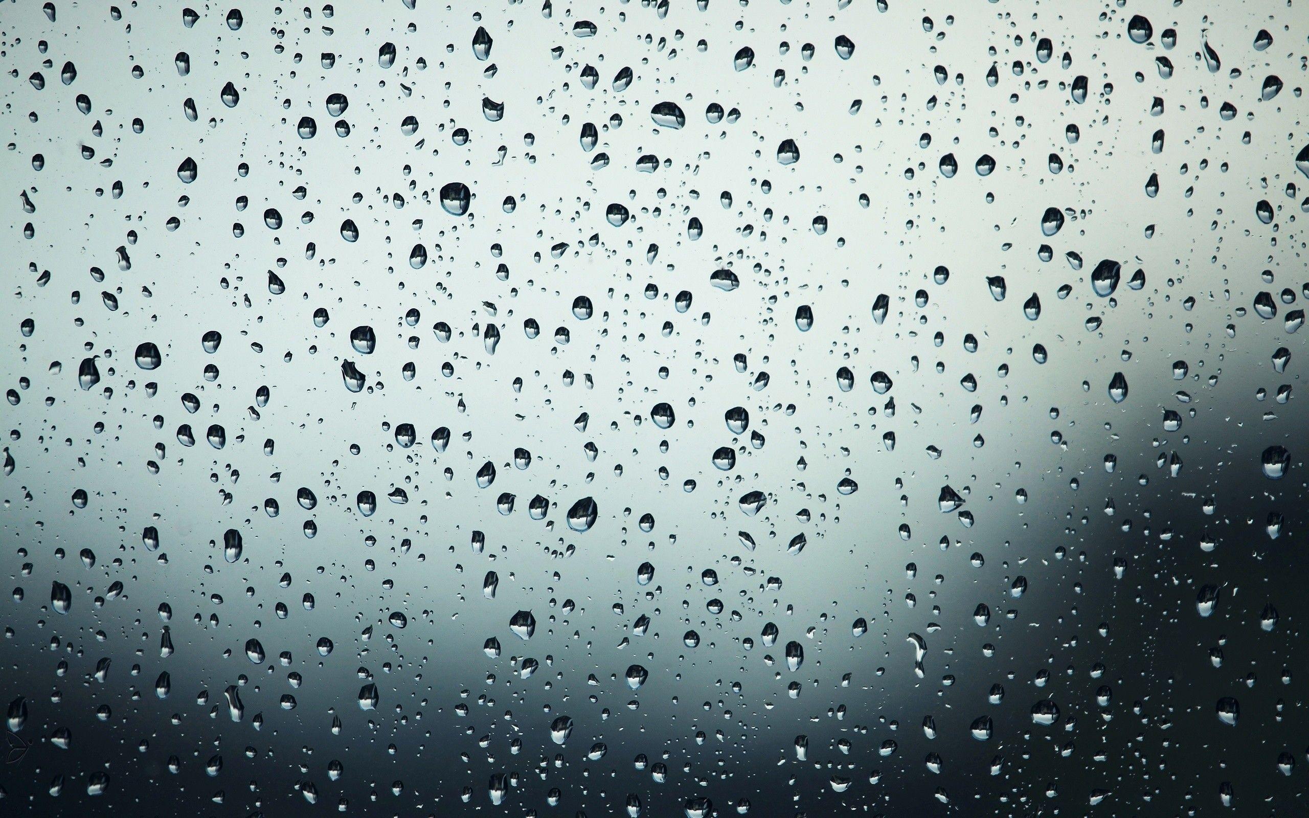 Rain on Window Wallpaper