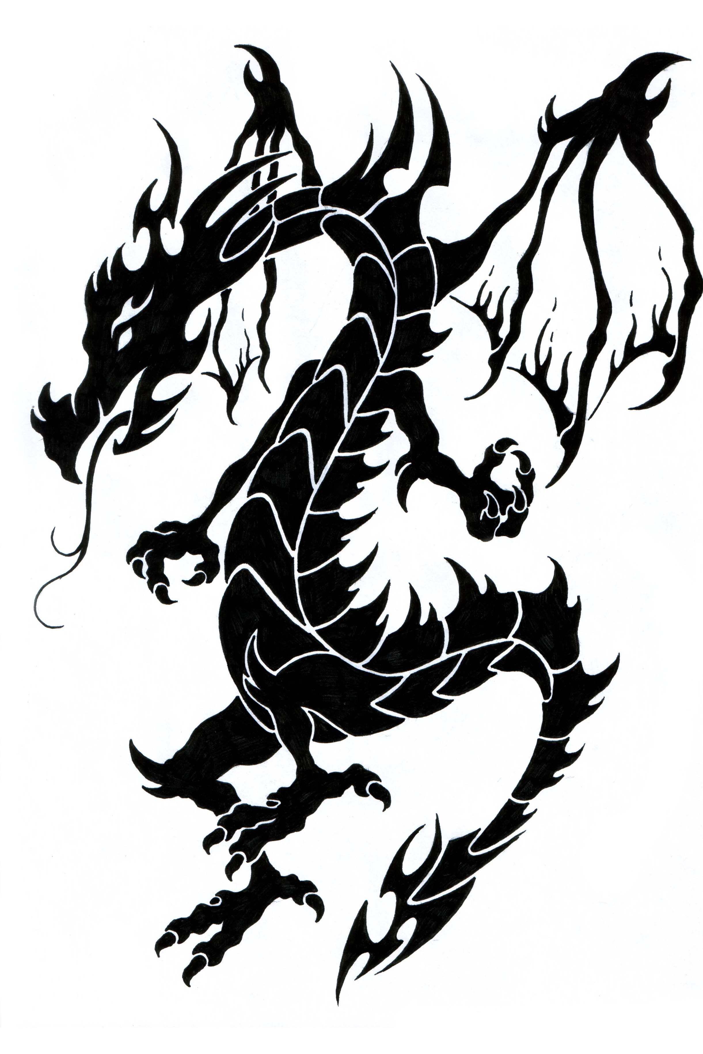 Black Dragon Tattoo Android Wallpaper Urdu. Random