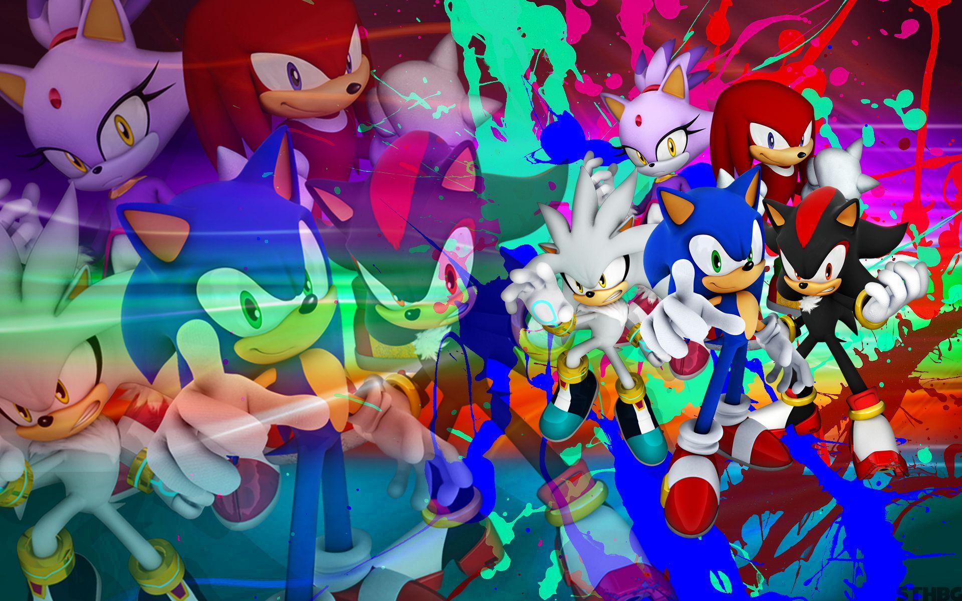Sonic, Shadow, Silver, Blaze, Knuckles
