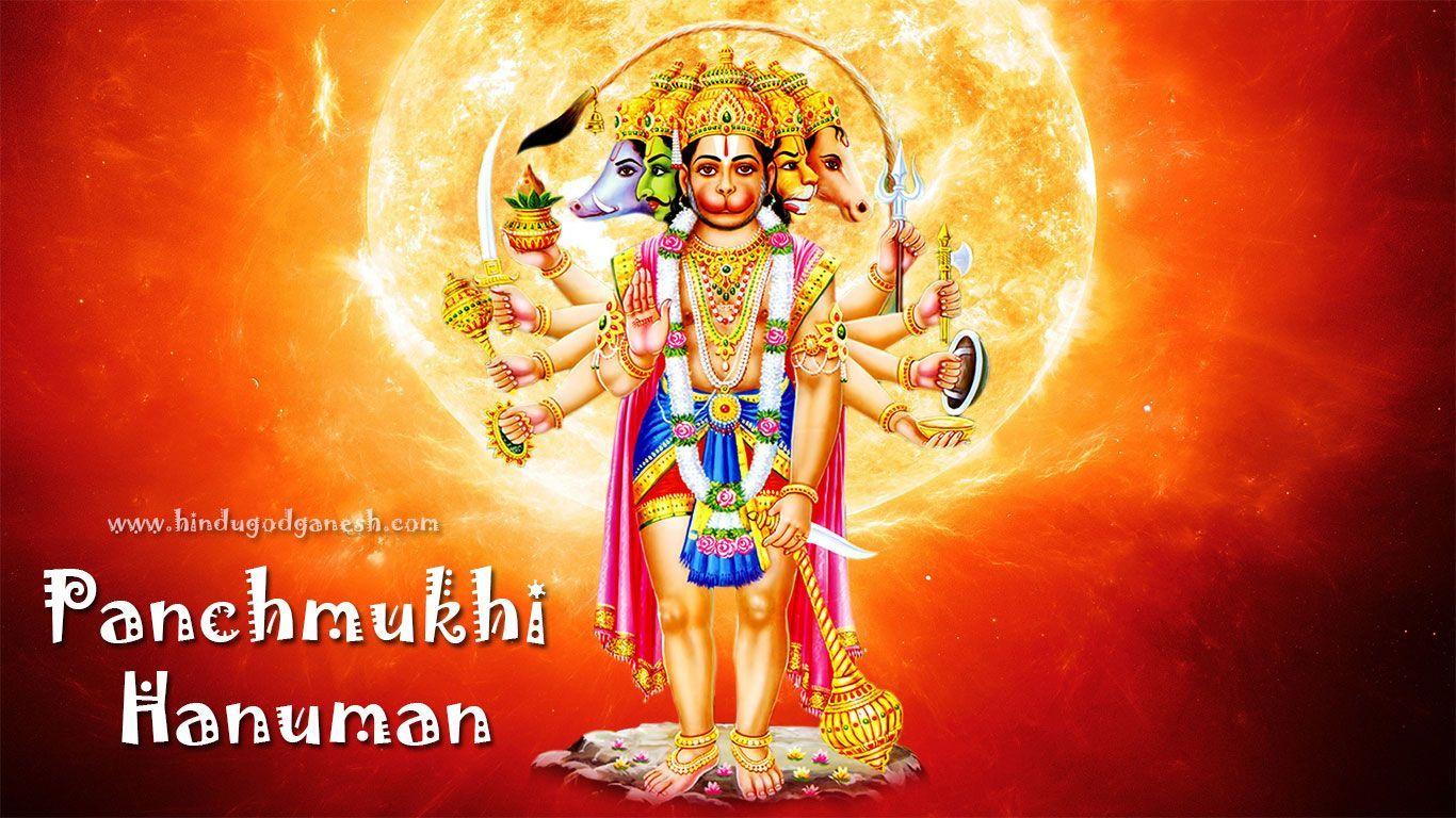 Panchmukhi hanuman wallpaper full size free download from our