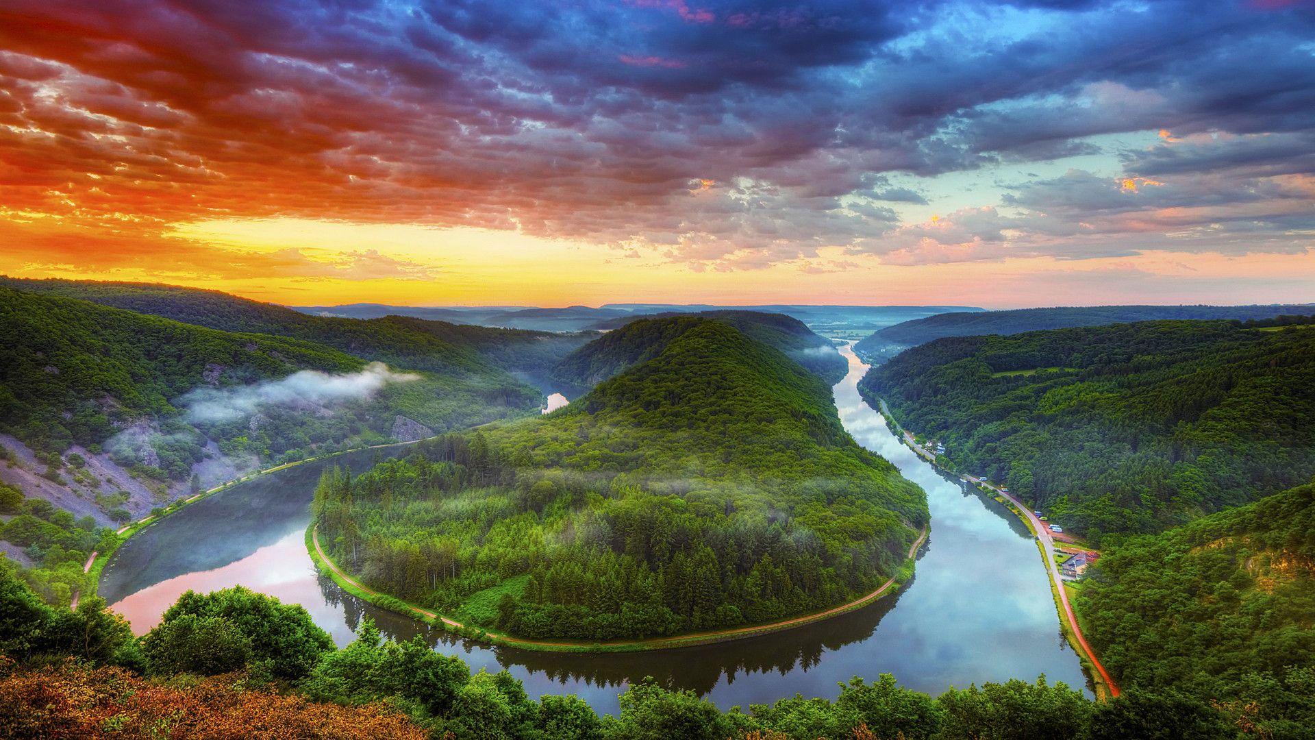 beautiful river wallpaper picture