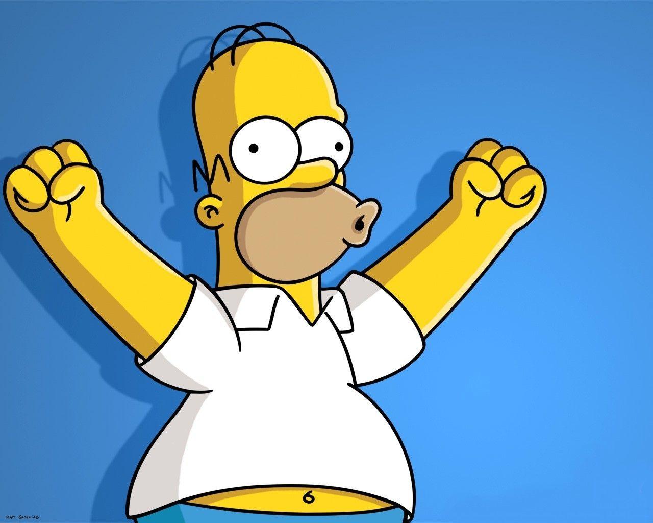 Homer Simpson Drooling B HD Wallpaper, Background Image