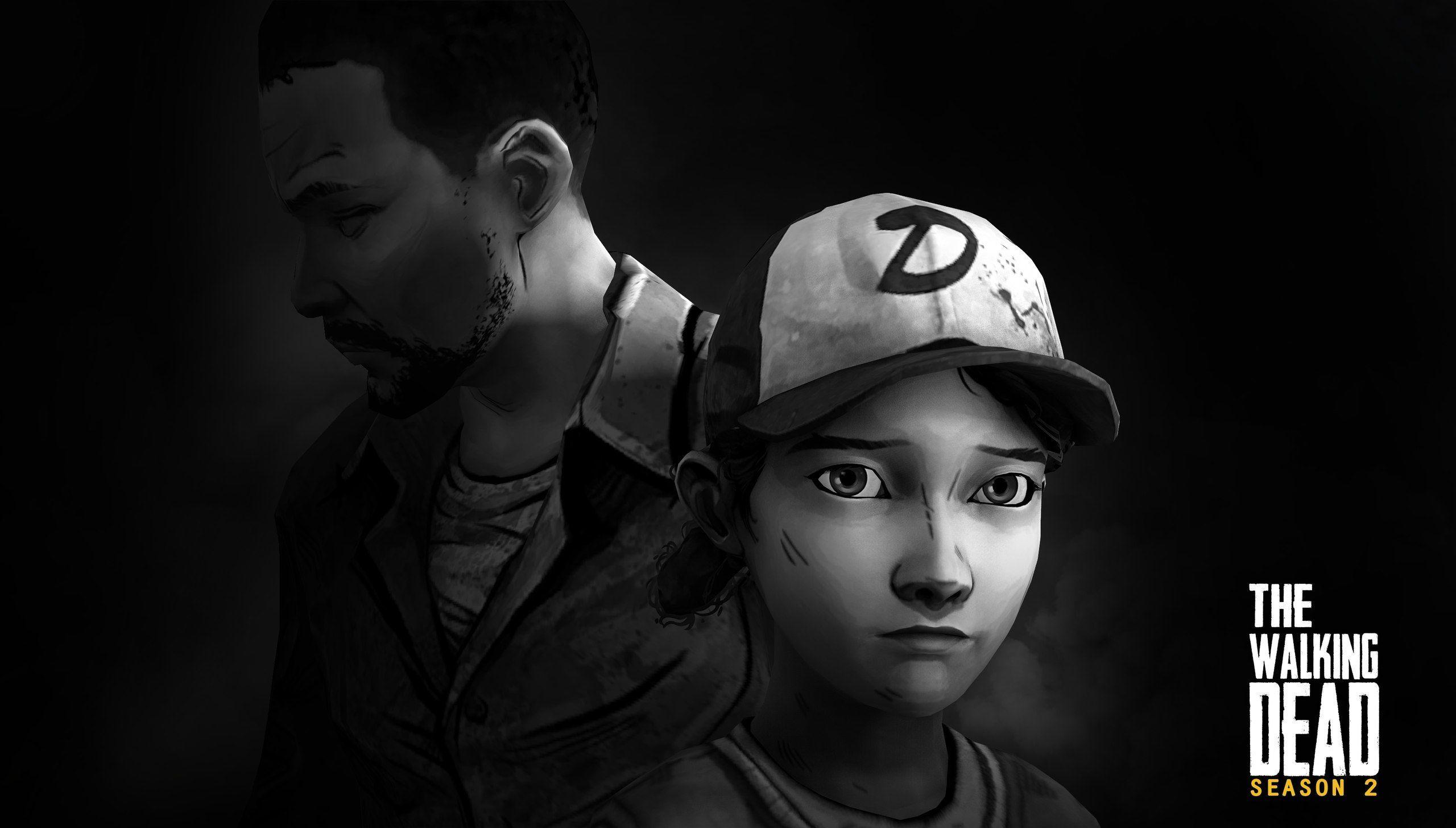 Lee And Clementine Full HD Wallpaper