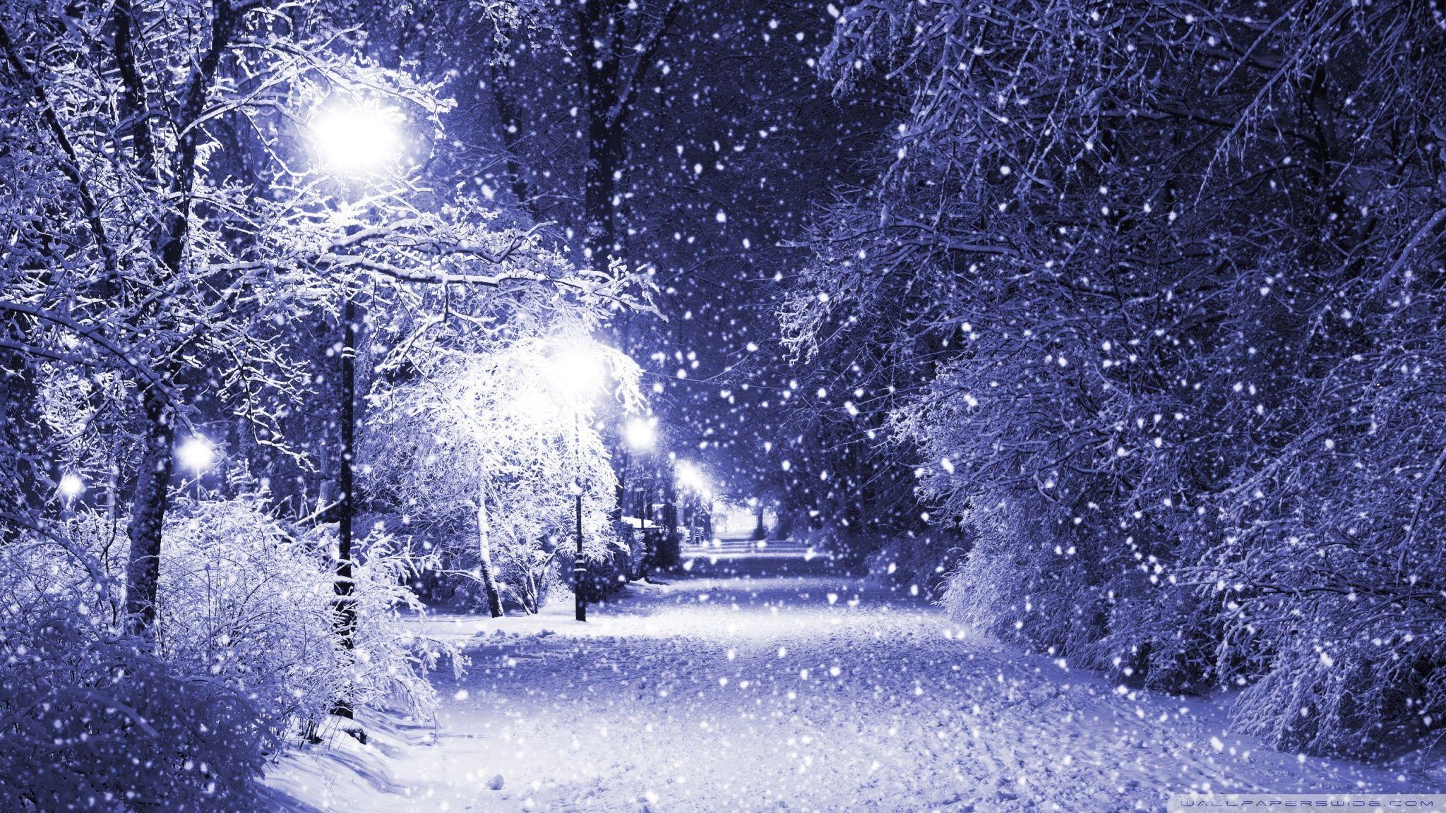 Winter Night ❤ 4K HD Desktop Wallpaper for • Dual Monitor Desktops