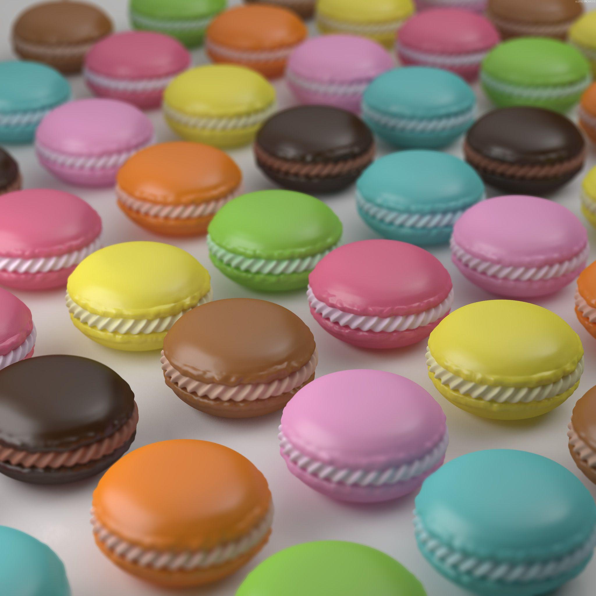 2048x2048px Macaron Wallpaper