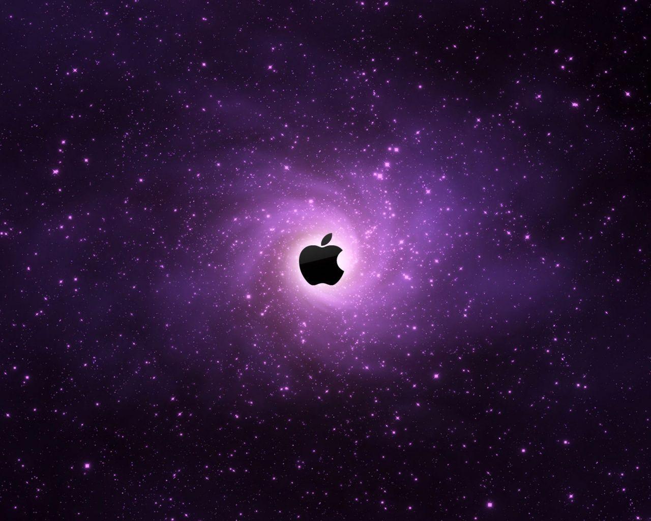 Apple Galaxy desktop PC and Mac wallpaper. Image