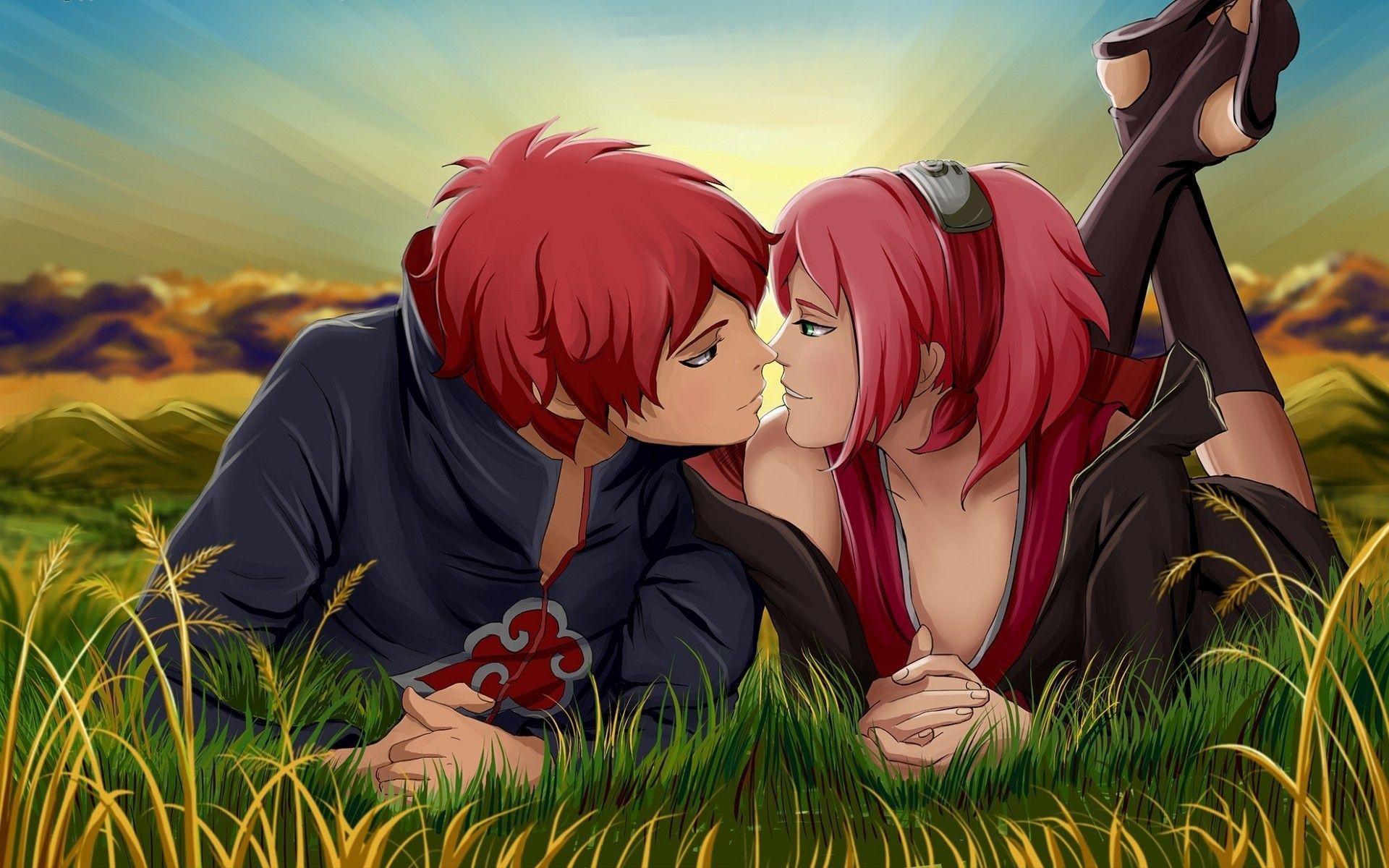 Naruto in Love. Android wallpaper for free