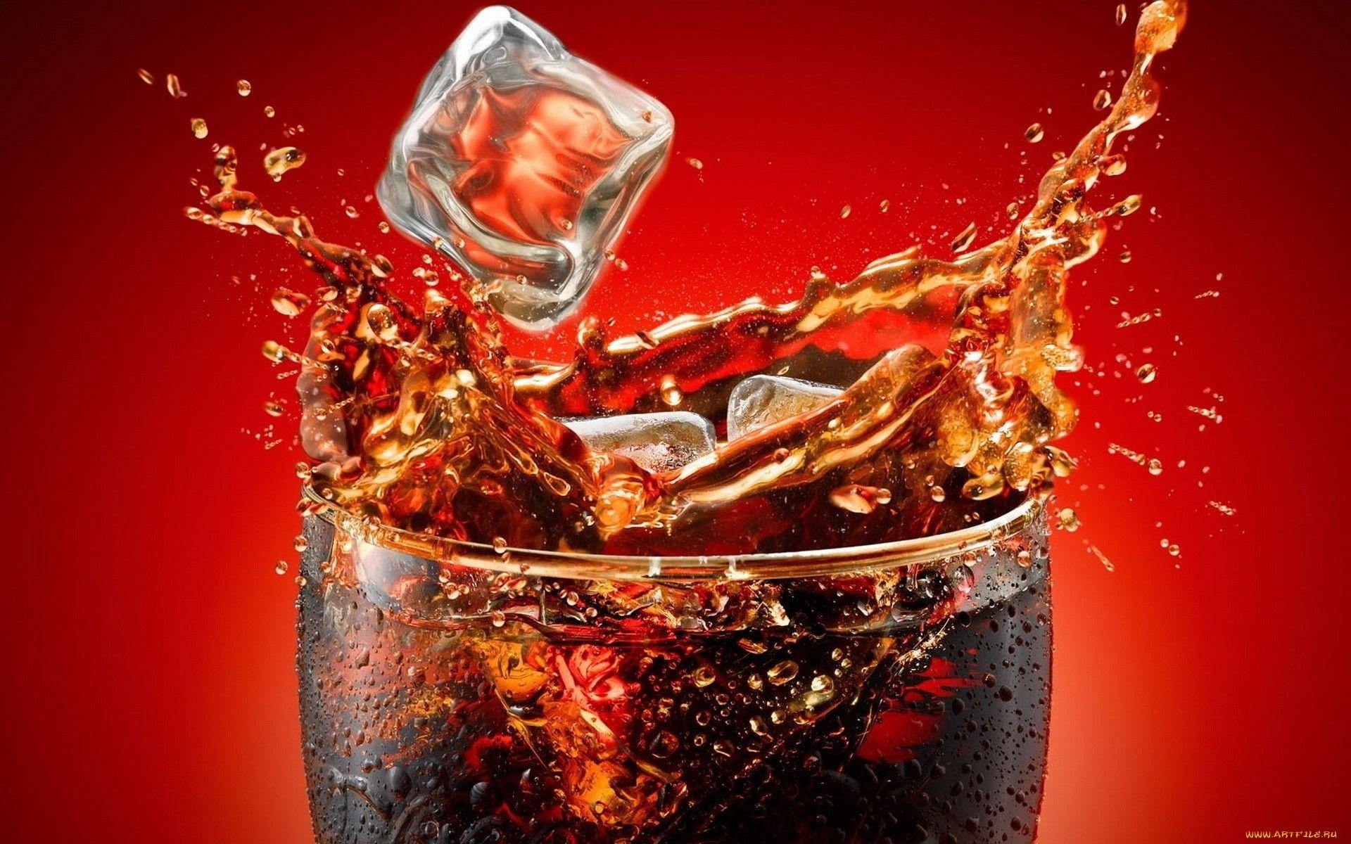 Download Fresh Cola Ice Drink Wallpaper HD Desktop Free Mobile