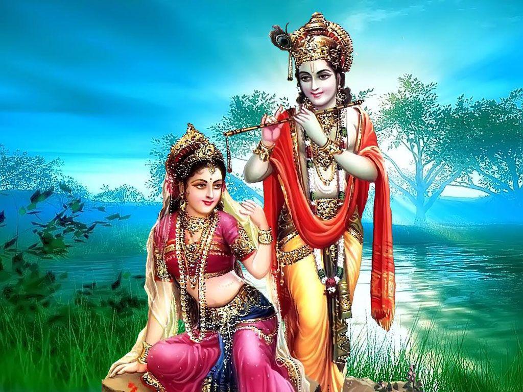 FREE God Wallpaper: Lord Radha Krishna Wallpaper