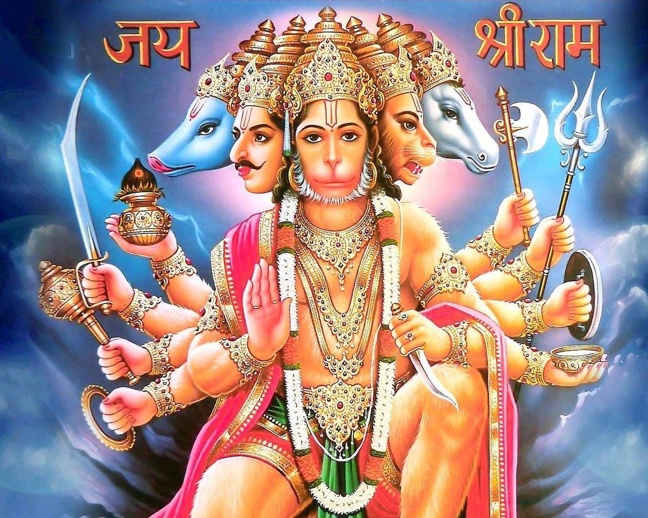 Panchmukhi Hanuman Ji Image. Lord Hanuman. Latest Desktop Wallpaper