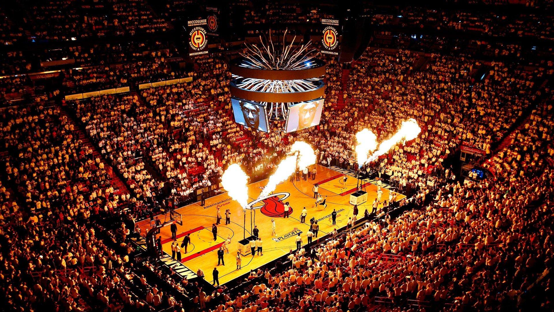 American Airlines Arena, Miami Heat HD Wallpaper & Background