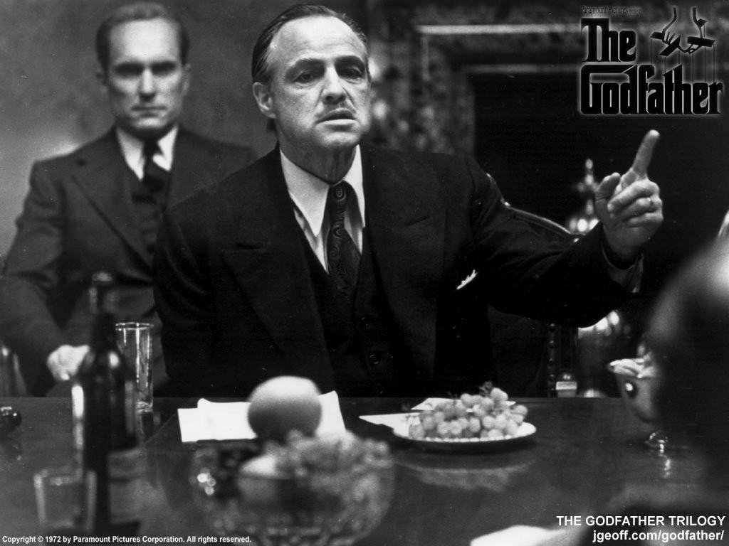 movies The Godfather Vito Corleone Marlon Brando Wallpaper HD