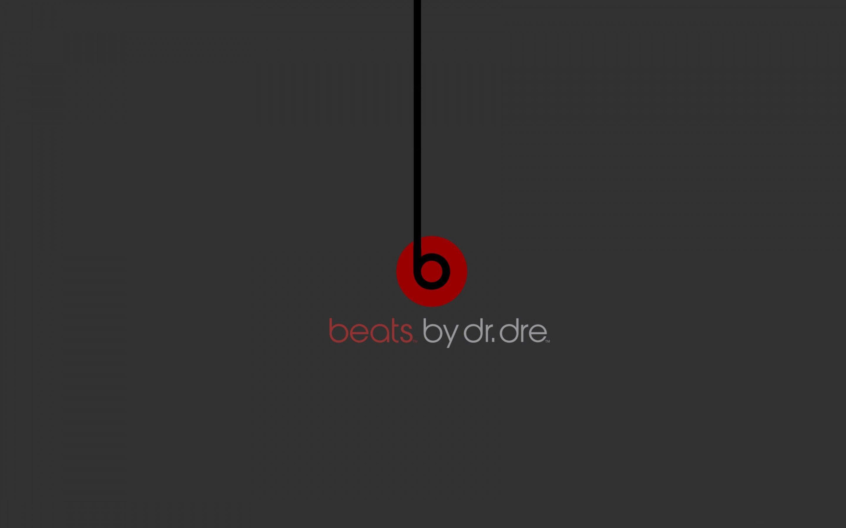 beats logo wallpaper white