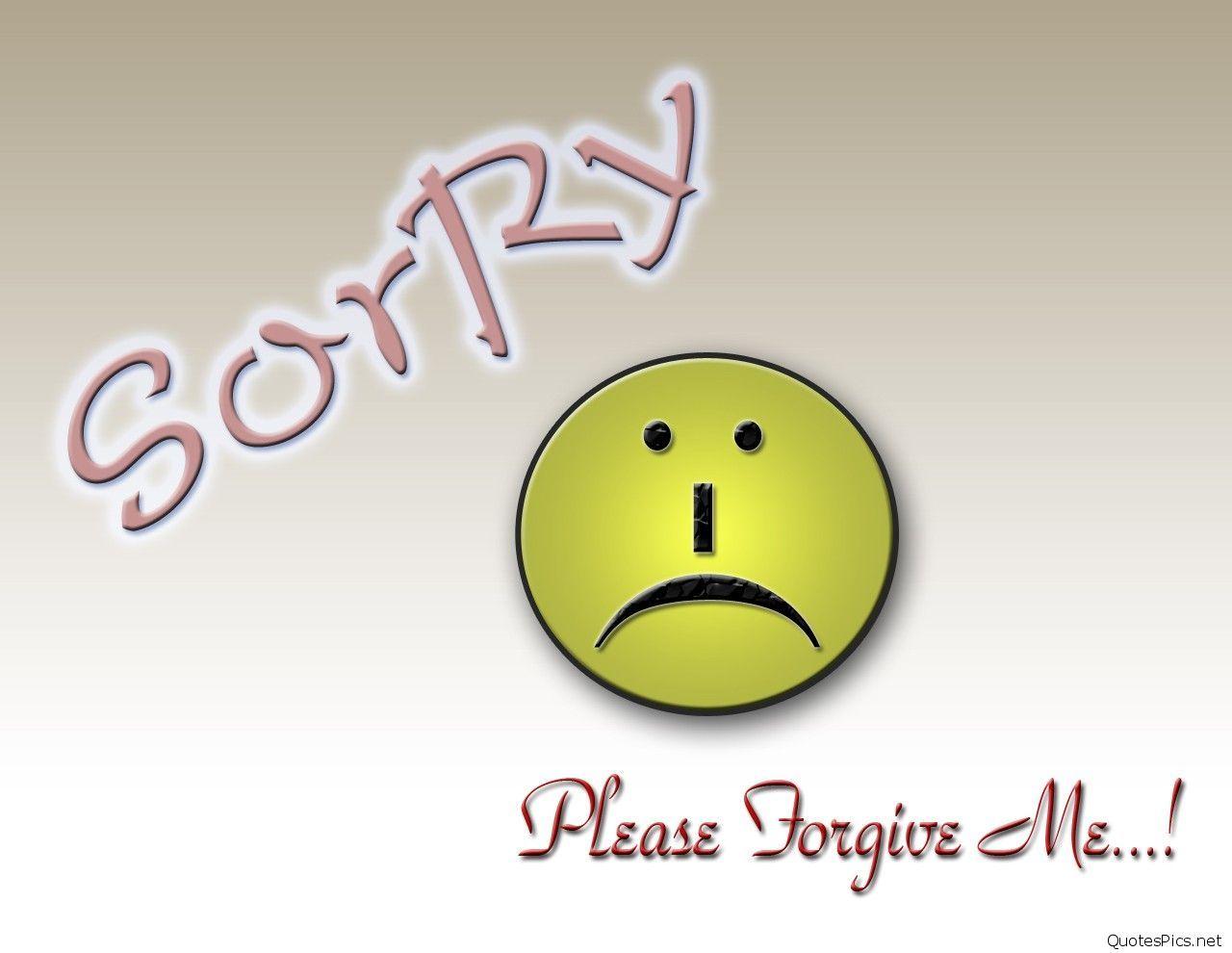 New sorry quotes wallpaper
