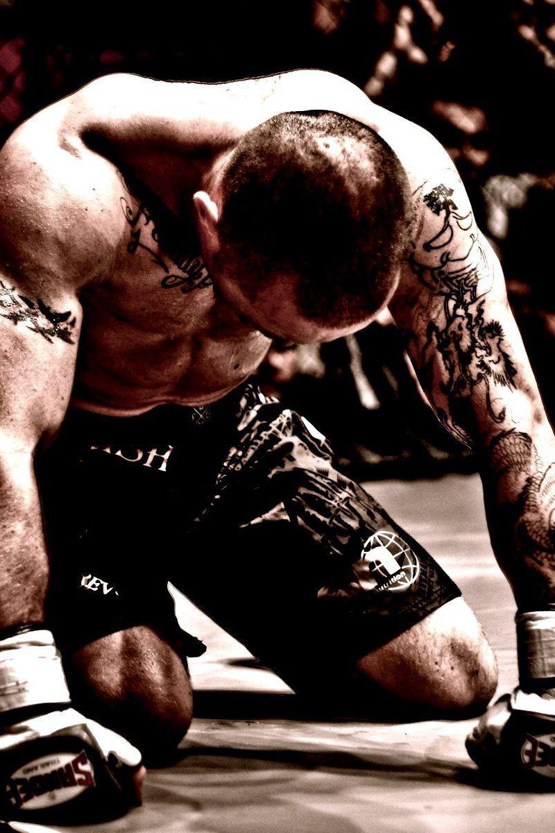 Download wallpaper 800x1200 mma, mixed martial arts, fighter