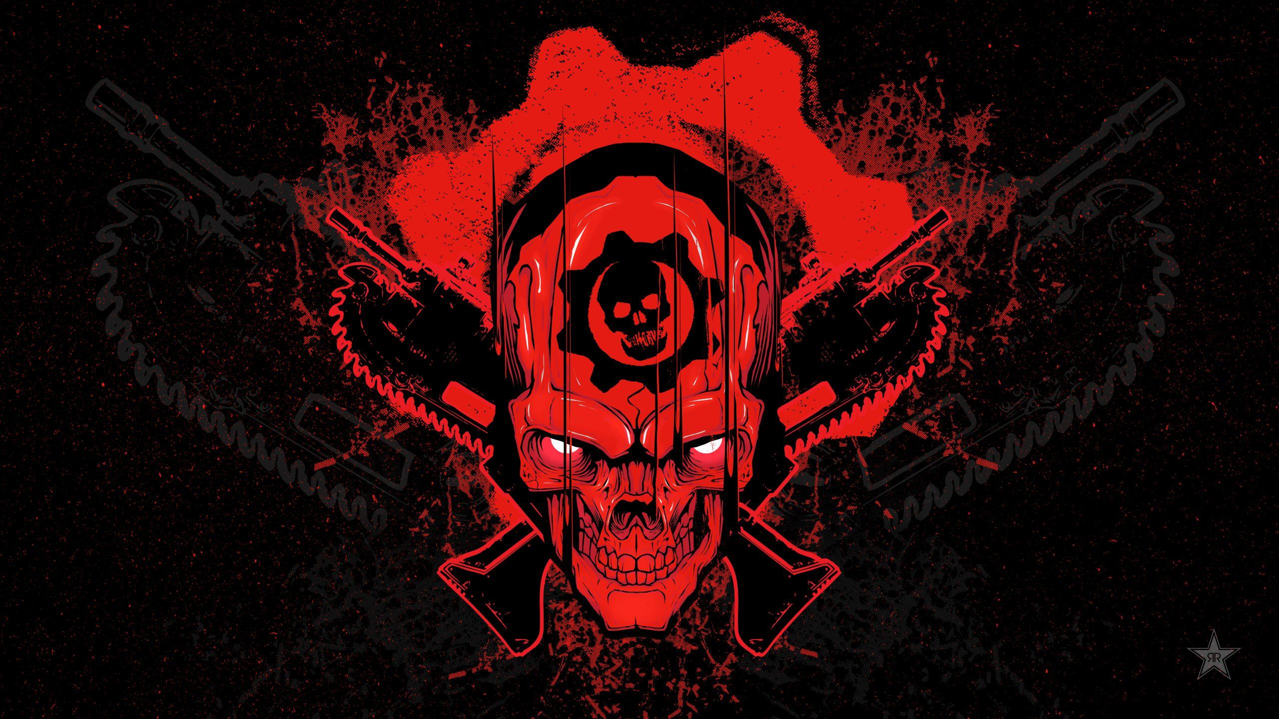 Gears Of War 4 Skull, HD Games, 4k Wallpaper, Image, Background