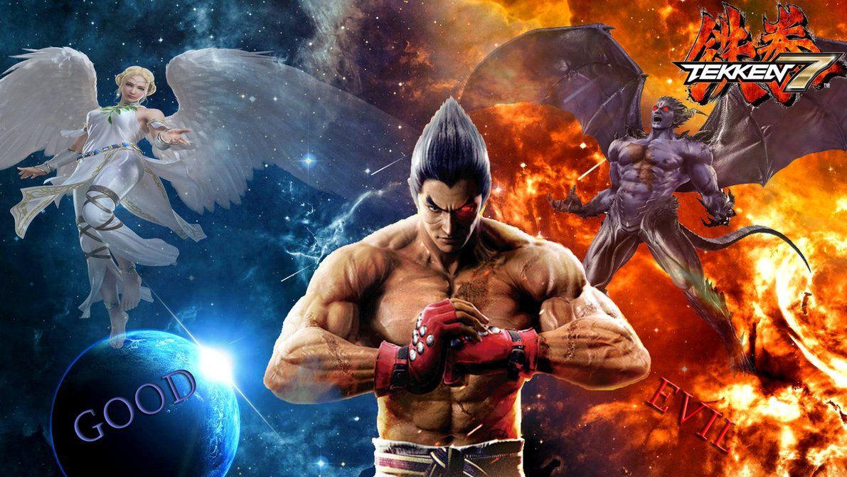Kazuya Mishima Good And EVil By DragonWarrior H