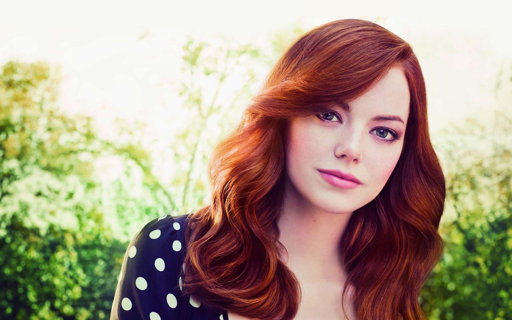 Lovely Emma Stone Nice Cute Face Look Background Mobile Desktop