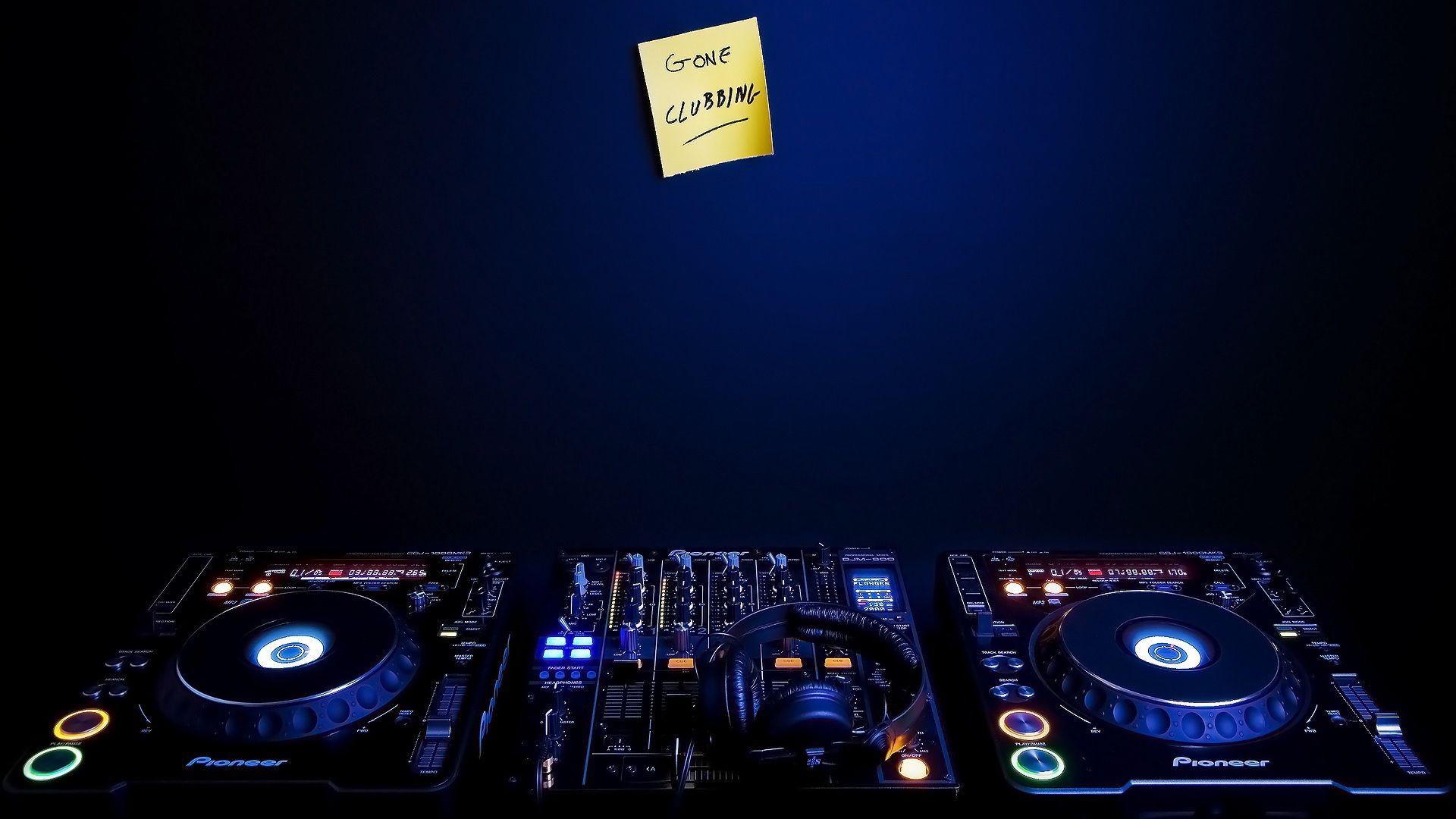 Download Wallpaper 1920x1080 pioneer, setting, dj, music Full HD