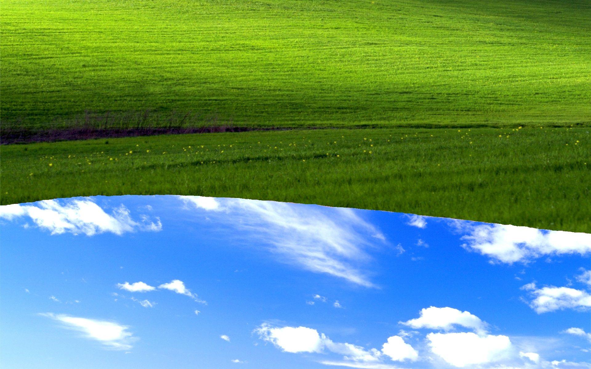 windows xp bliss reversed. Windows XP Bliss Wallpaper