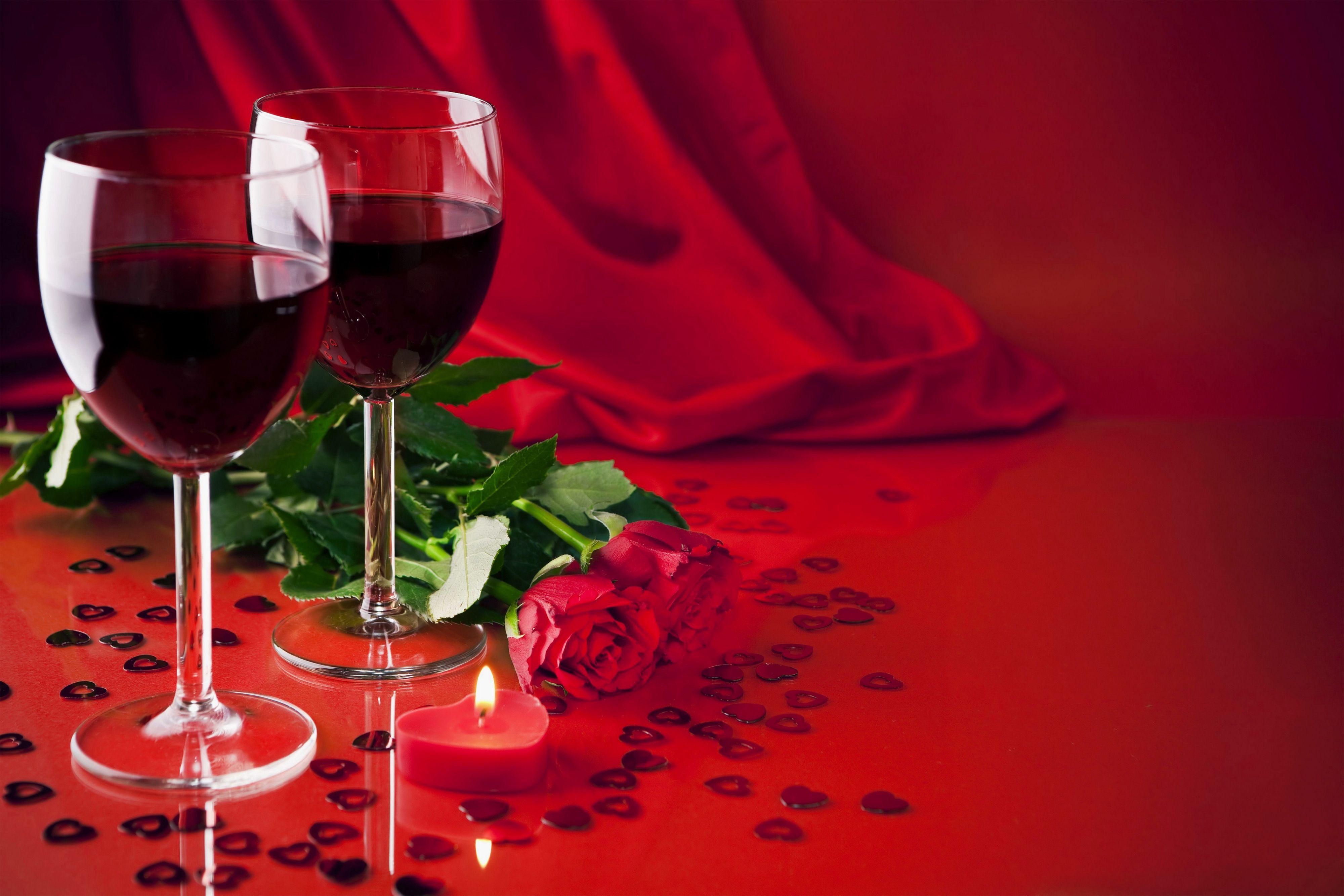 Red Romantic Background Quality