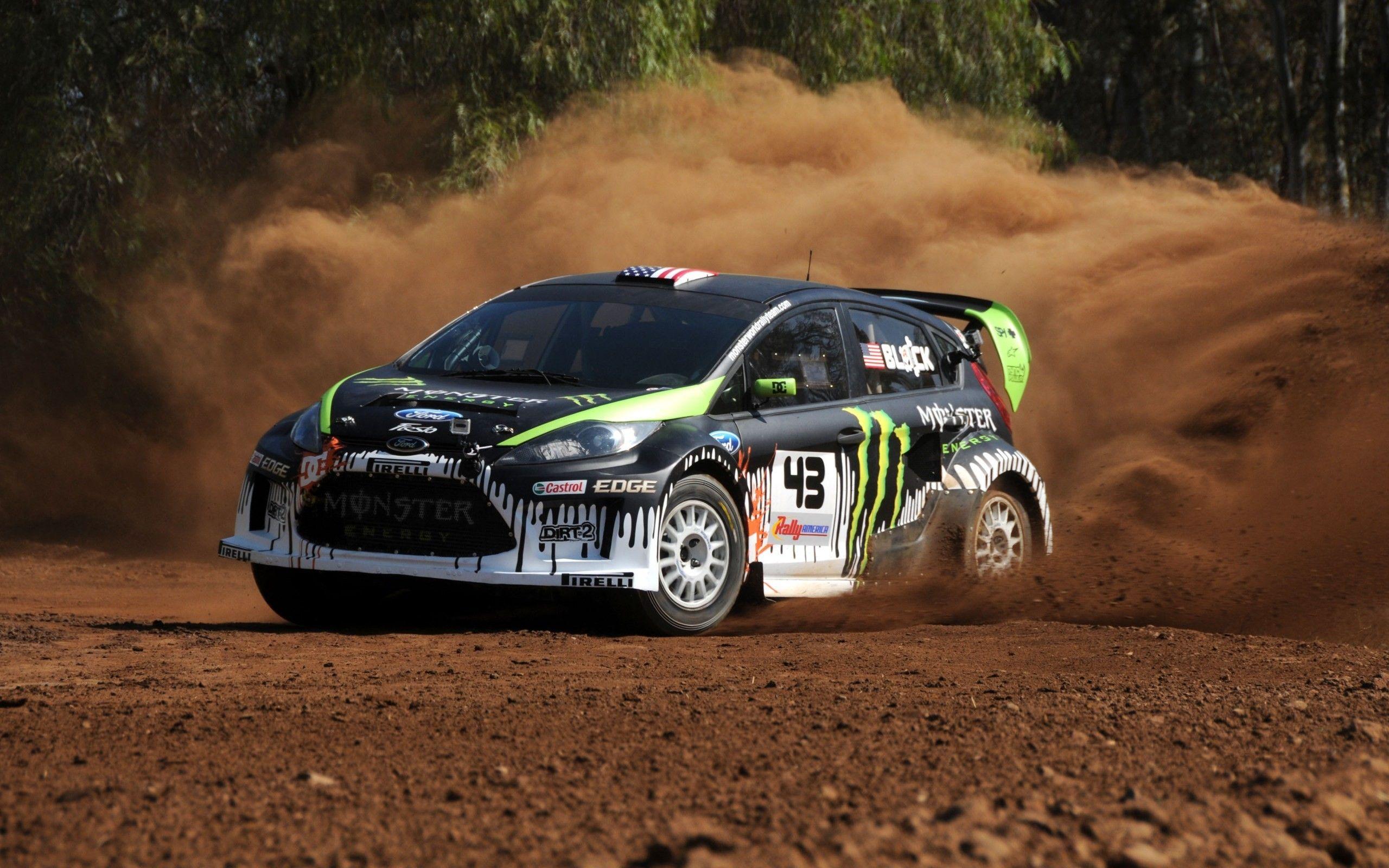 car ford fiesta ken block monster energy wallpaper and background