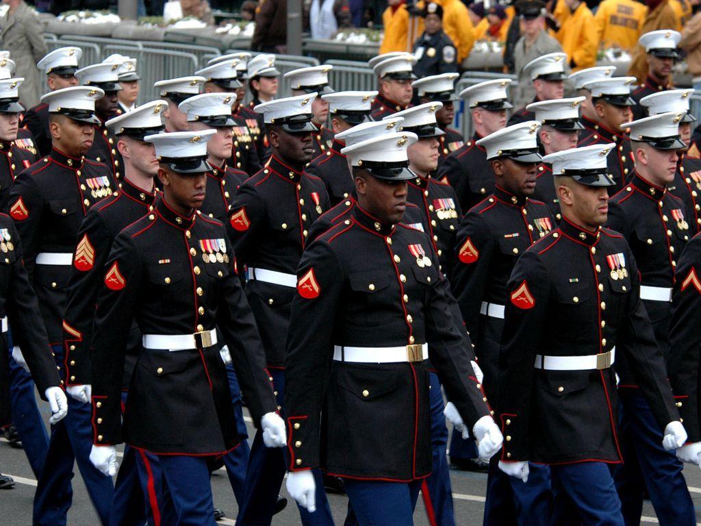 Brothers in Arms..The Marines!!. Marines dress blues, Men in uniform, Usmc dress blues