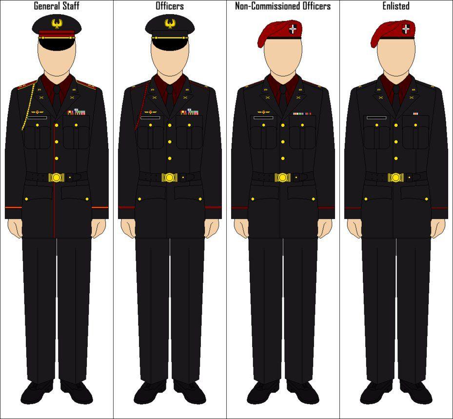 Steel Union Military Dress Uniform