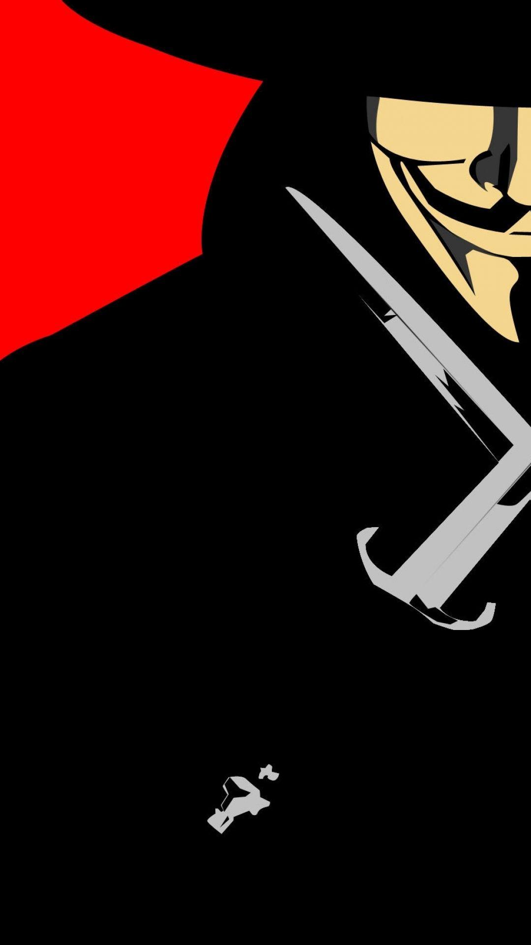 V For Vendetta Phone Wallpaper