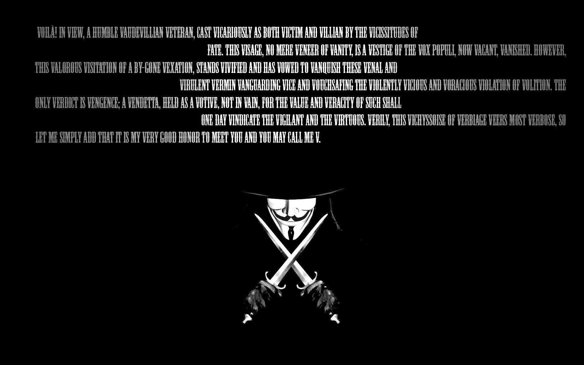 V for Vendetta Wallpaper HD 11 HD Wallpaper Free