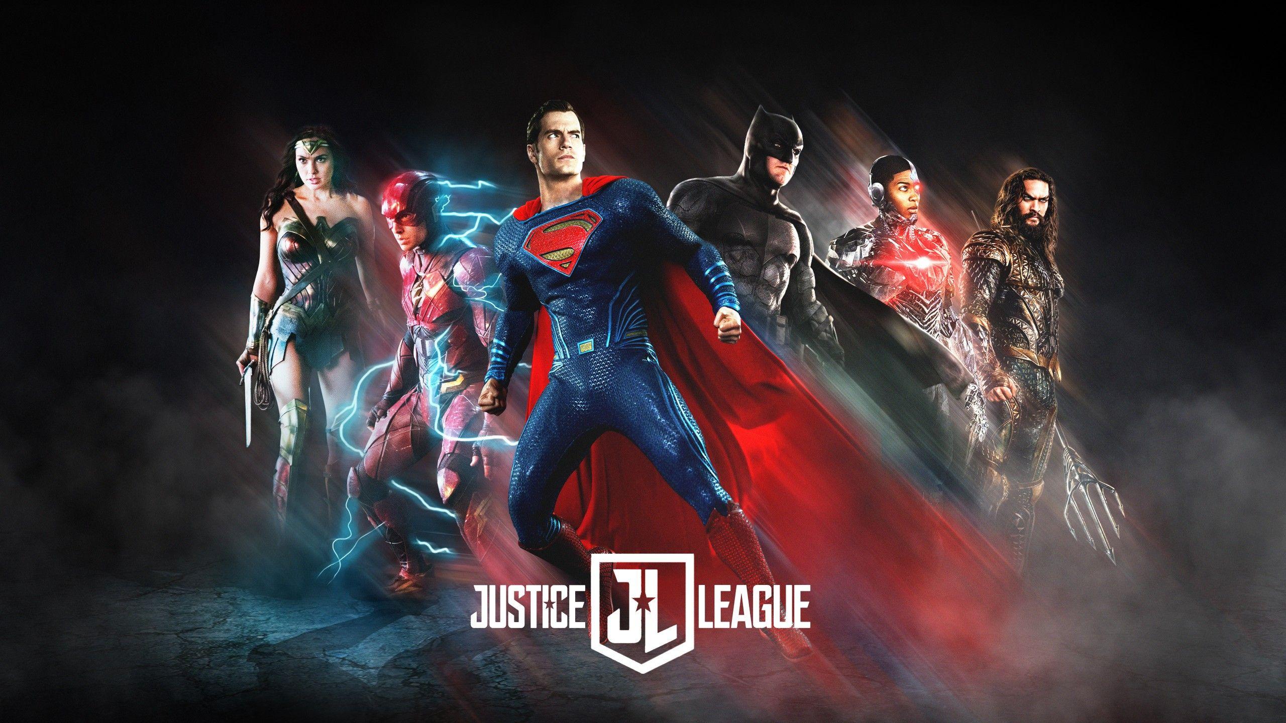 Wallpaper Justice League, Wonder Woman, The Flash, Superman, Batman