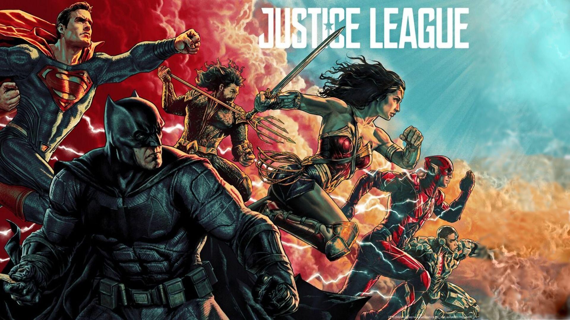 Justice League Comic Art Poster, HD 4K Wallpaper